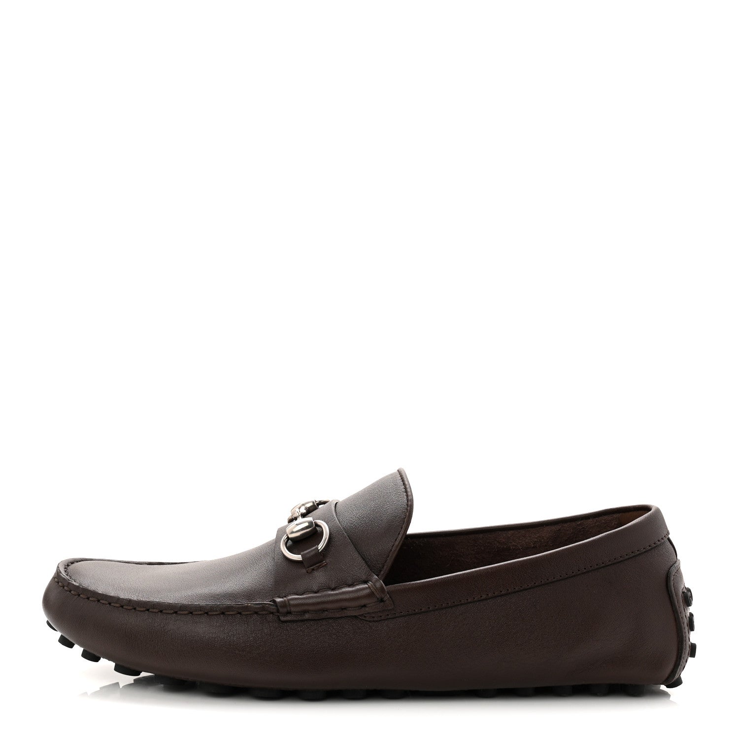 Soft Clove Calfskin Mens Horsebit Driver Loafers 9 Cocoa