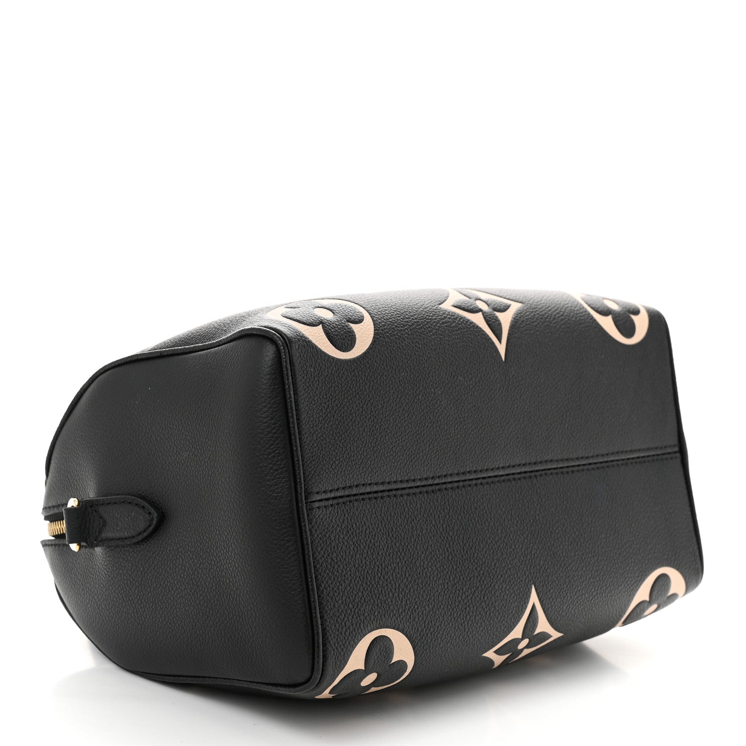 Empreinte Monogram Giant Speedy Bandouliere 25 Black Beige