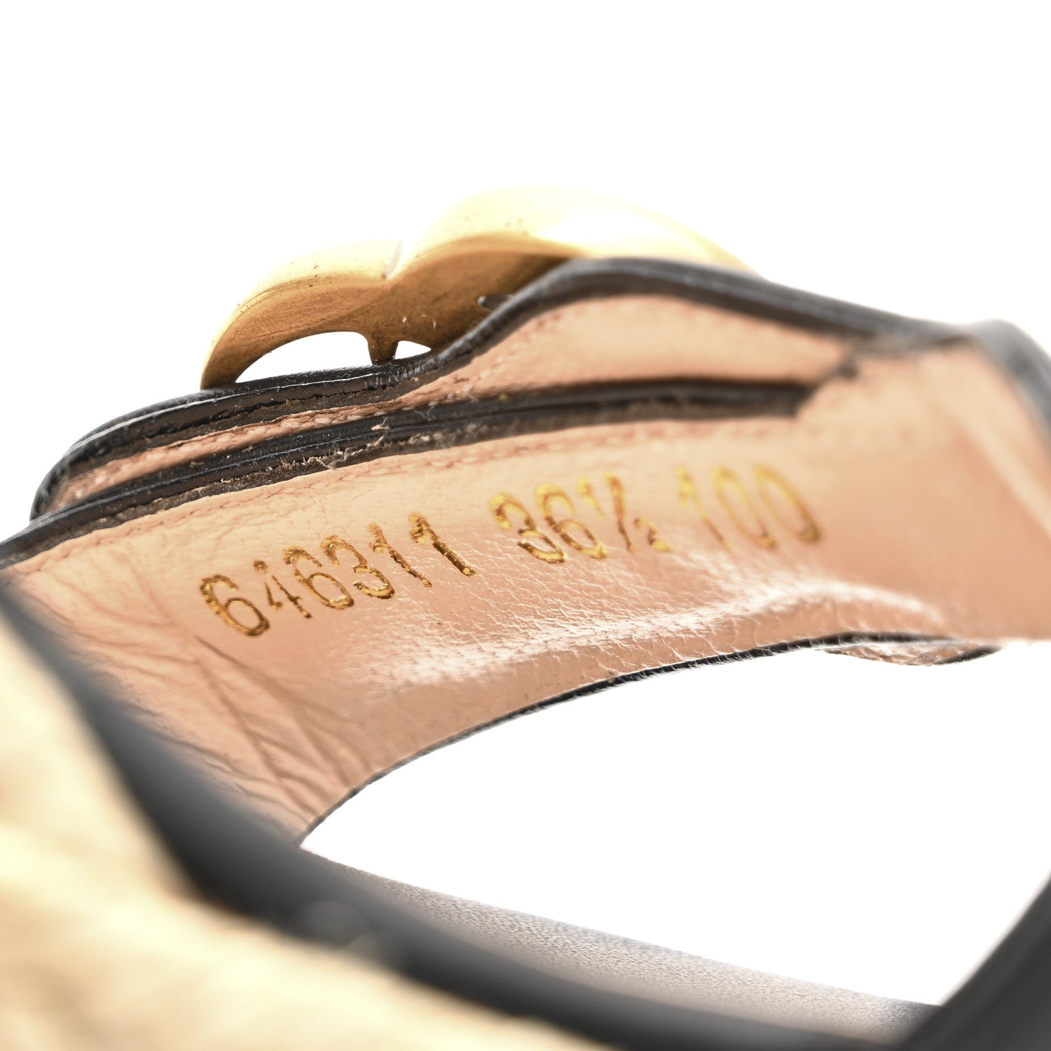 Galassia Aitana Espadrille 10/95mm Wedge Sandals 36.5 Black