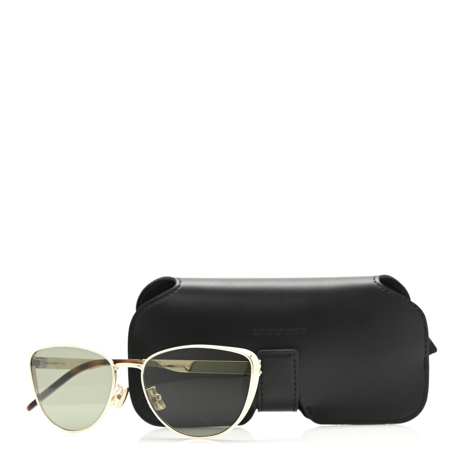 Metal SL M90 Cat Eye Sunglasses Gold