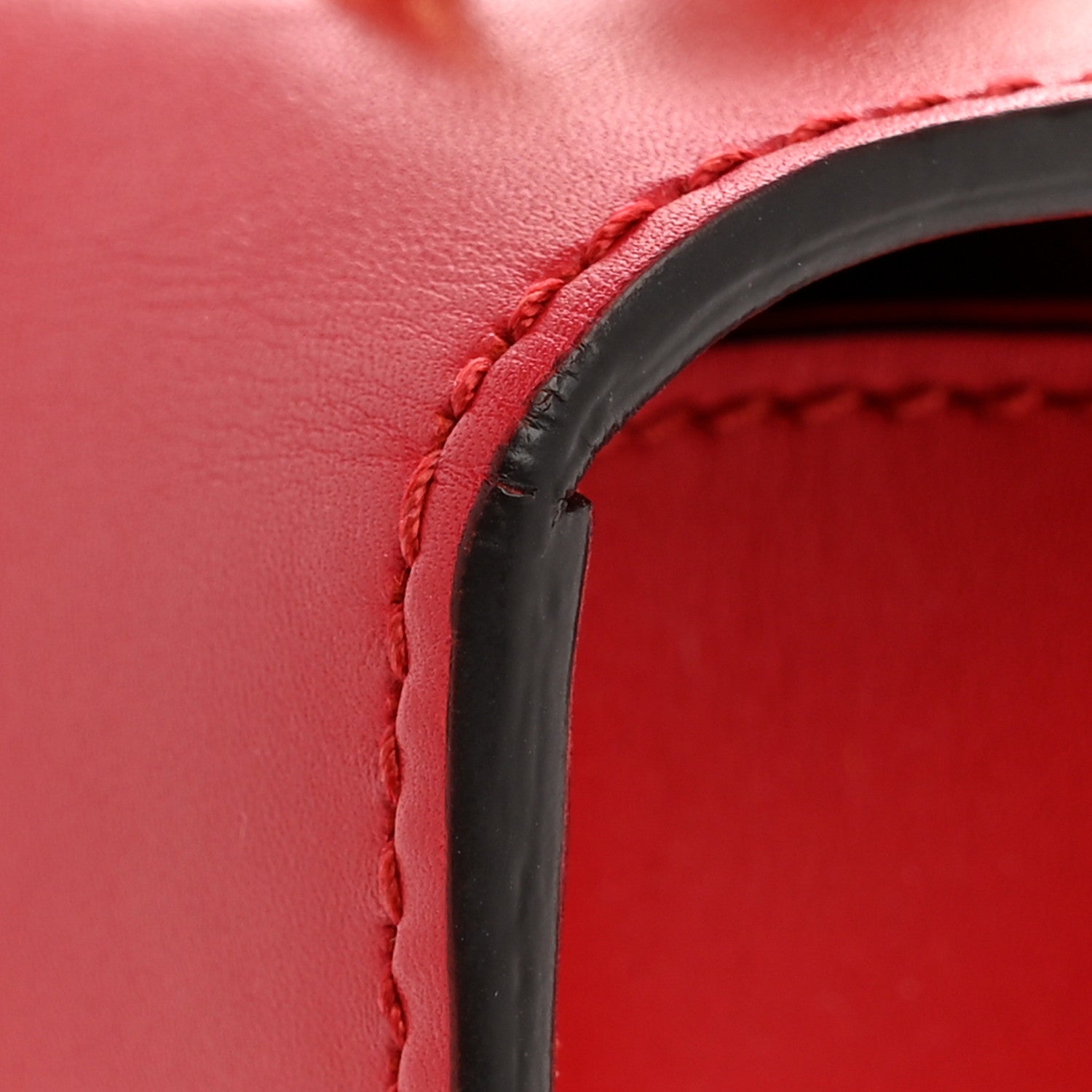Calfskin Mini Sylvie Chain Shoulder Bag Hibiscus Red