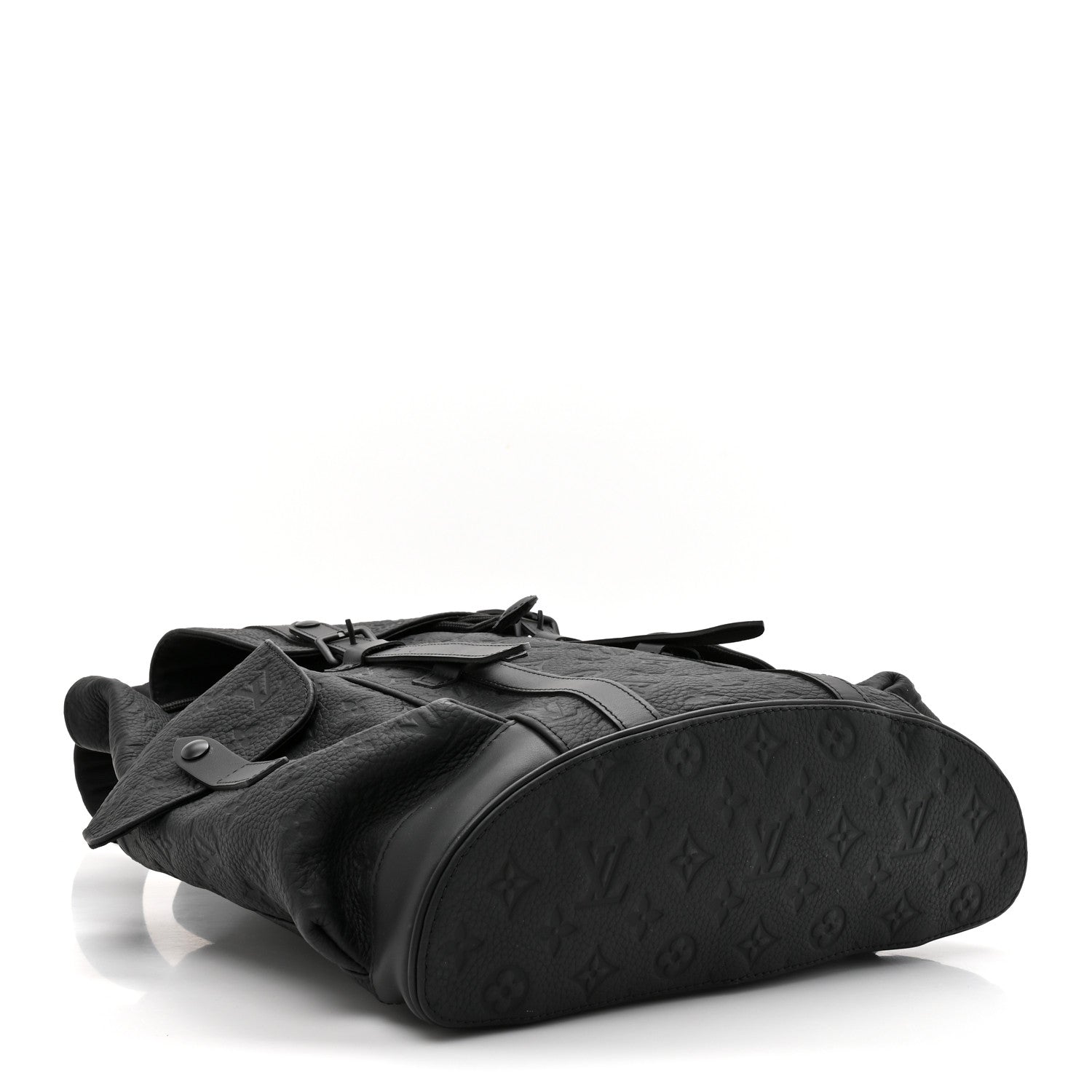 Taurillon Monogram Christopher MM Backpack Black