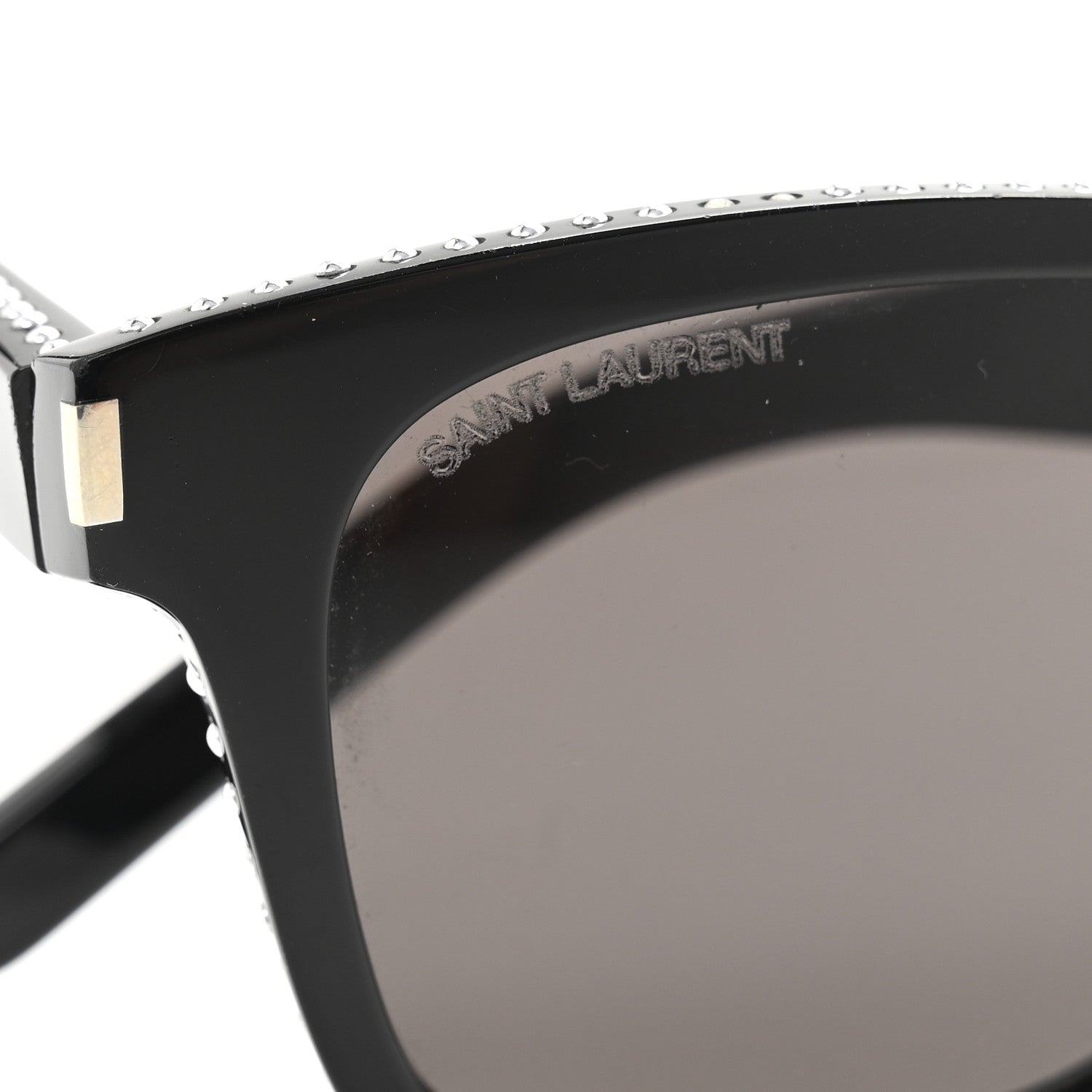 Acetate Studs SL51 Sunglasses Black