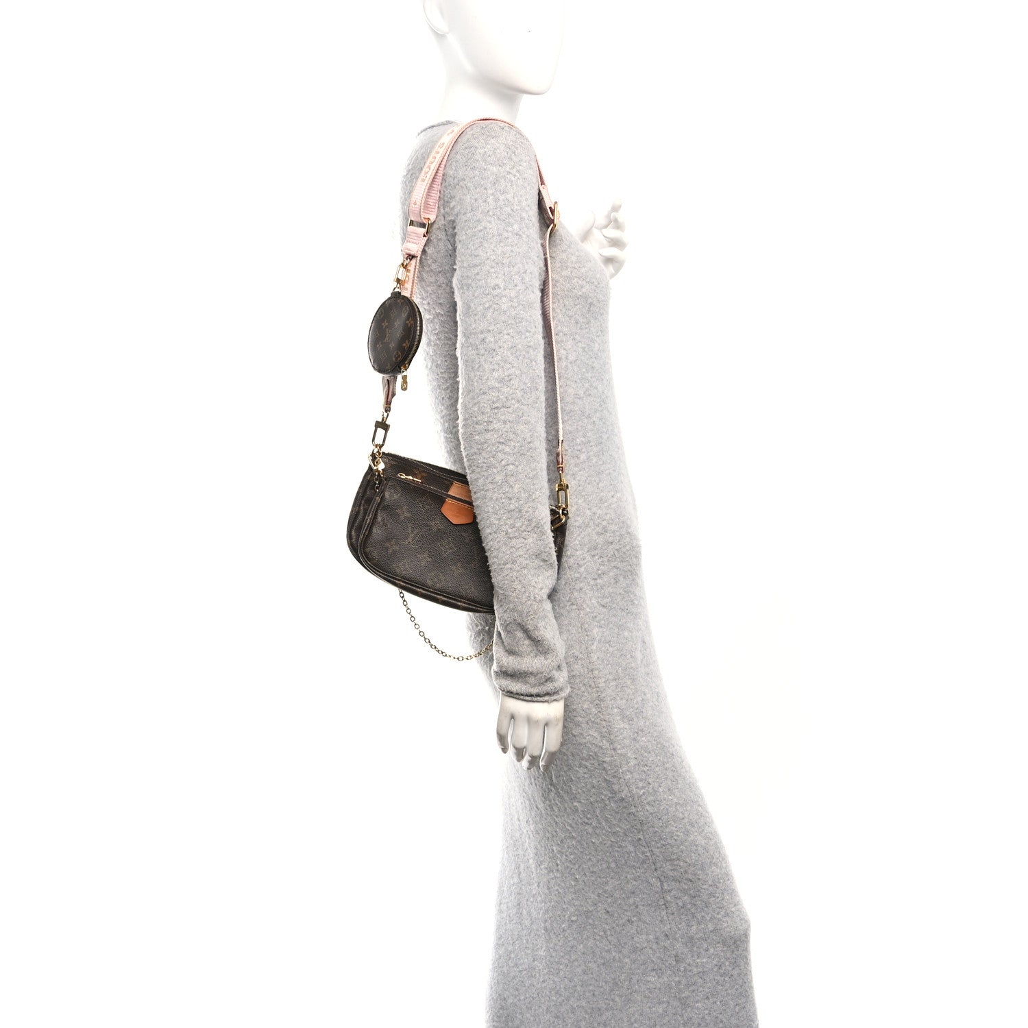Monogram Multi Pochette Accessories Rose Clair