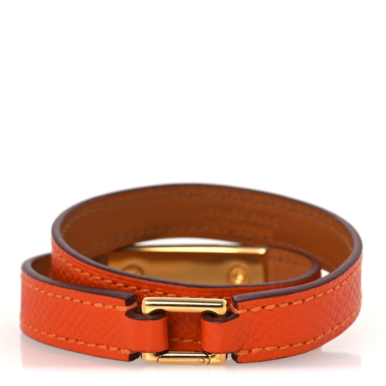 Epsom Rivale Double Tour Bracelet S Orange