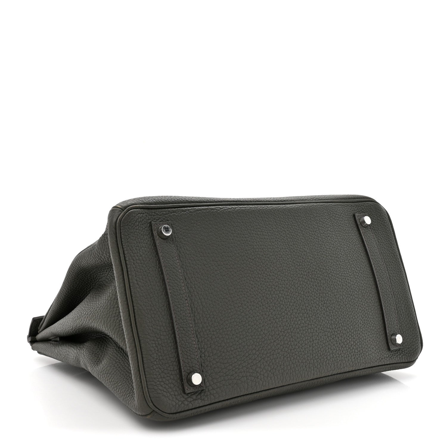 Taurillon Clemence Birkin 35 Vert De Gris