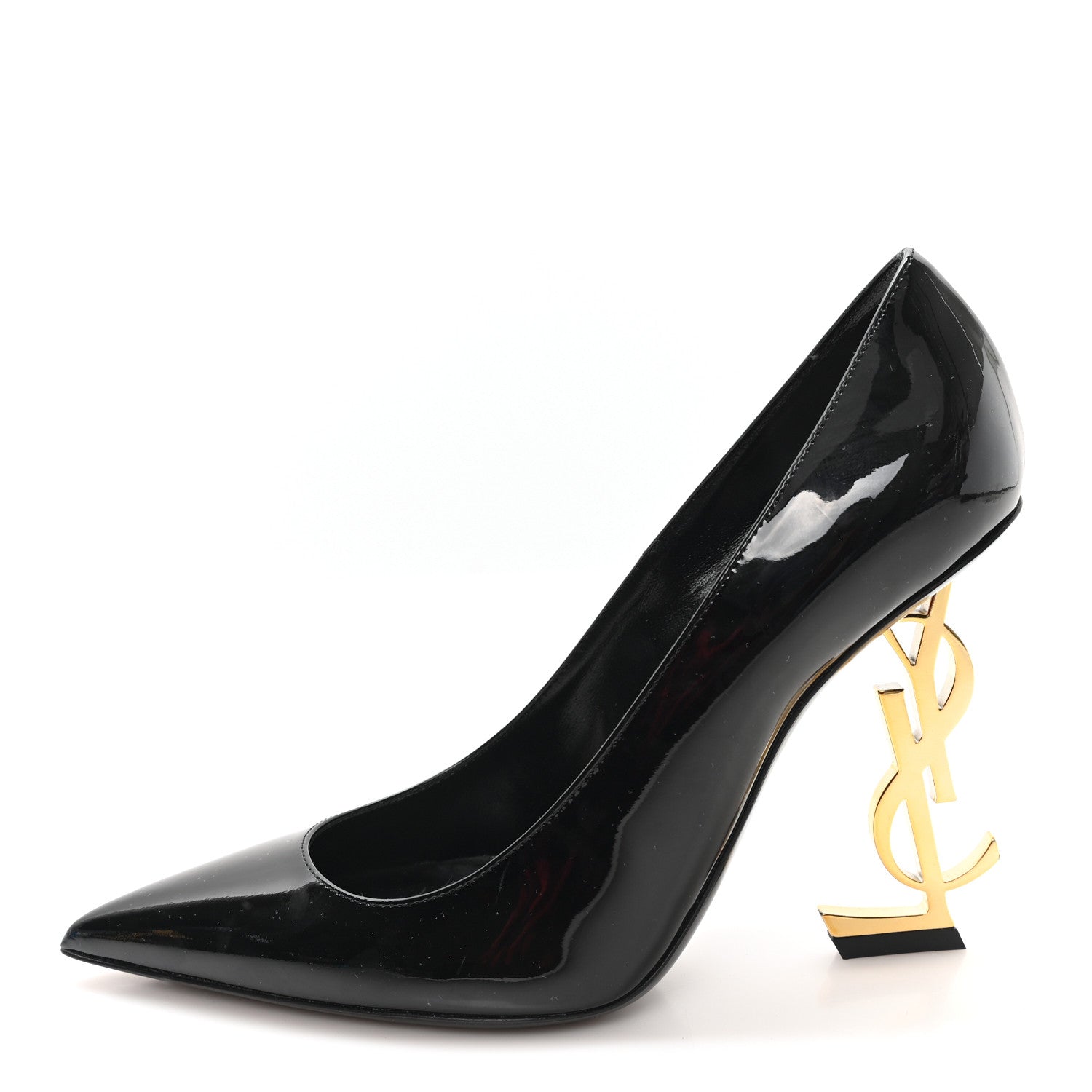 Patent Opyum 110 Pumps 36.5 Black Gold