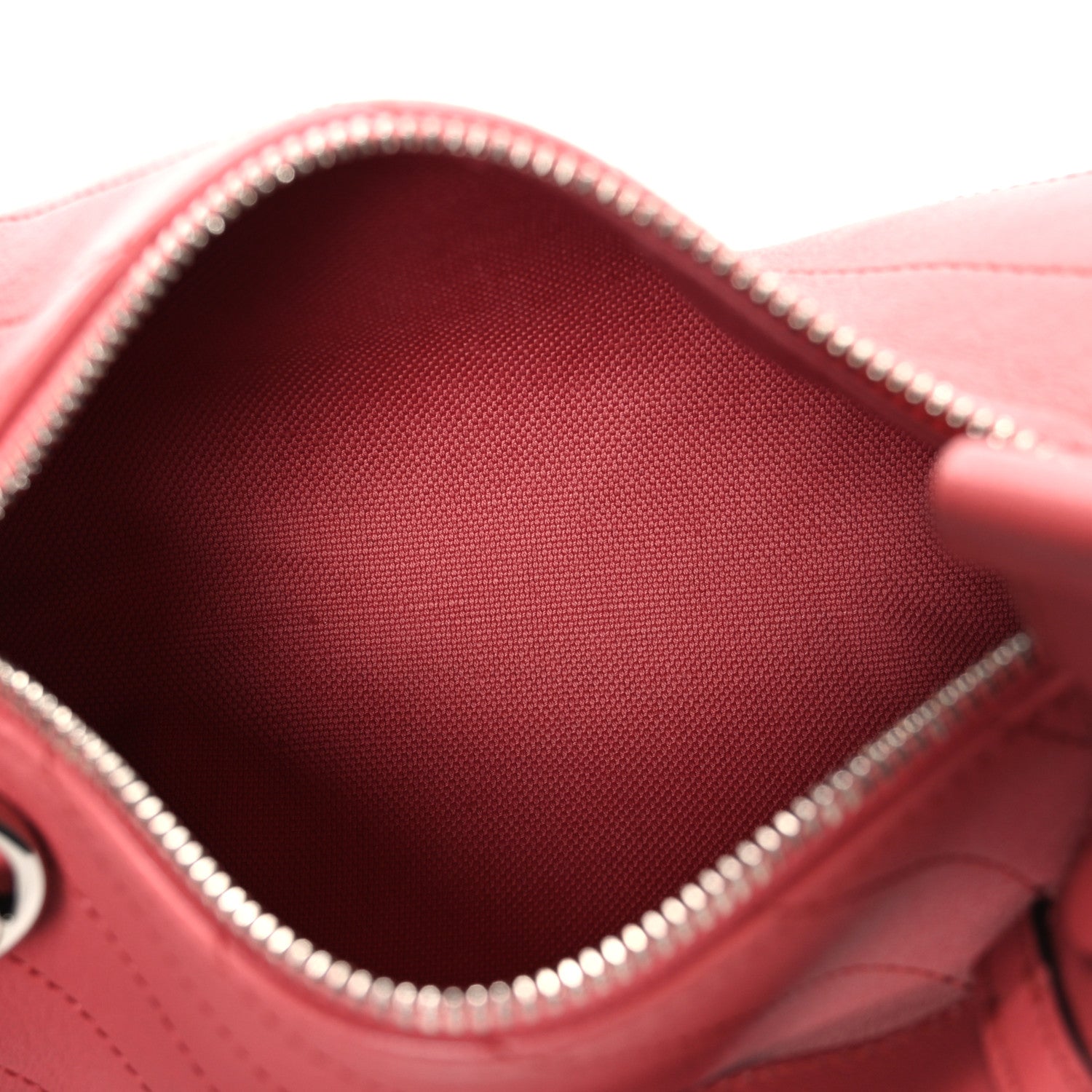 Sakai Be Green Calfskin Diagonal Stitched Mini Blondie Barrel Shoulder Bag Pink