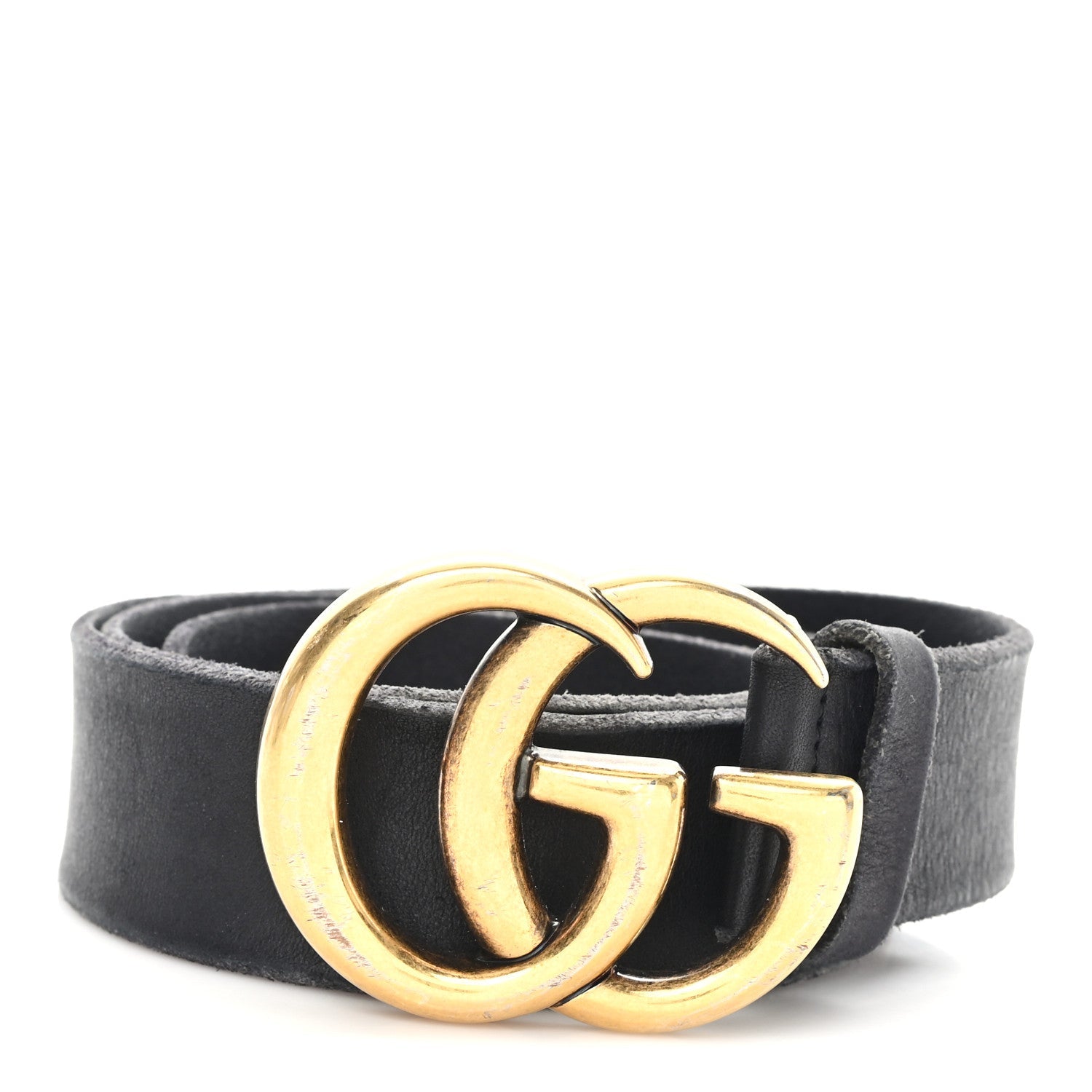 Faded Calfskin Double G 40mm Belt 85 34 Black