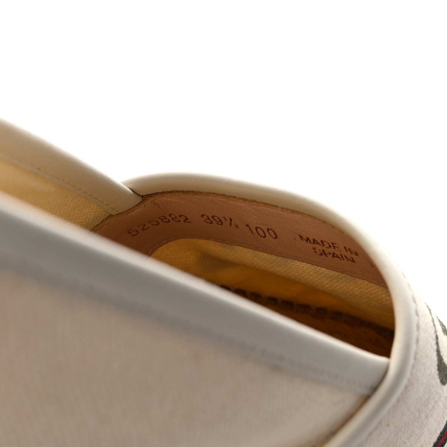 Canvas Logo Espadrilles 39.5 Greggio White