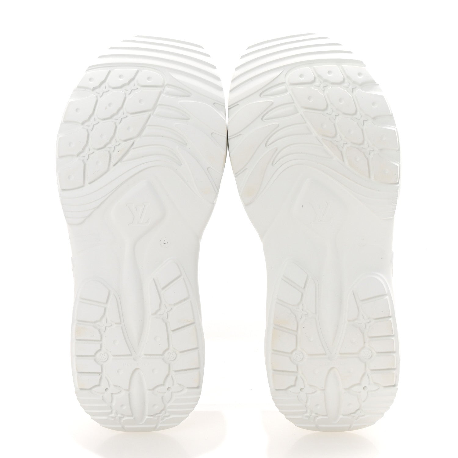 Rubber Embossed Monogram Pool 55 Flat Comfort Mule 39 White