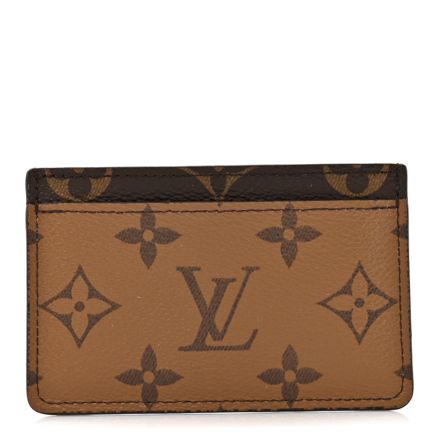 Reverse Monogram Card Holder