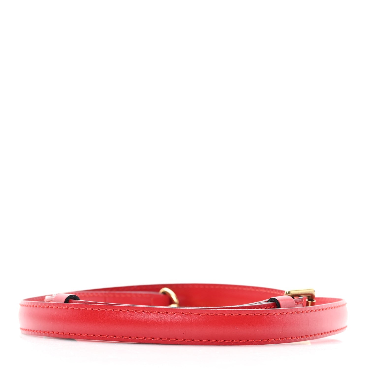 Calfskin 16mm Adjustable Shoulder Strap Red