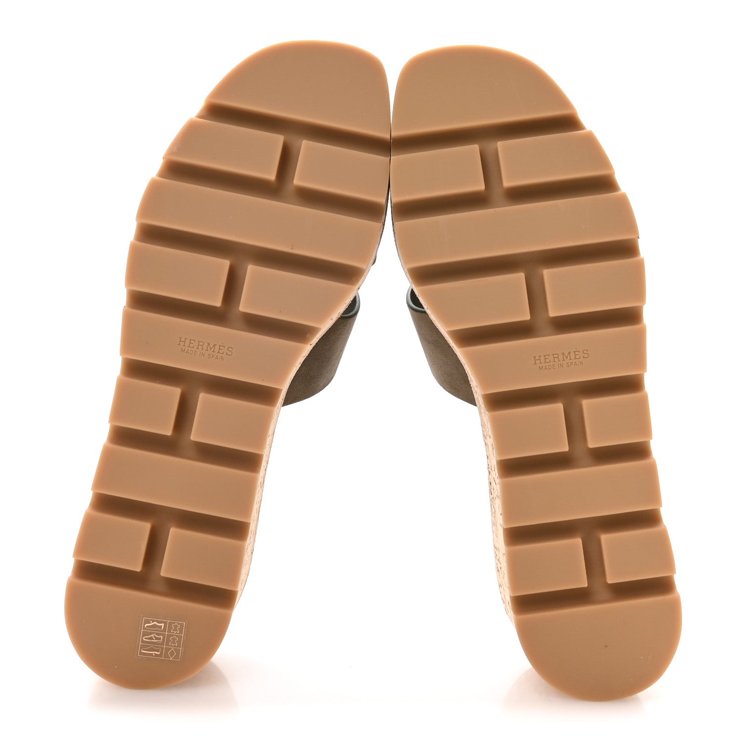 Suede Goatskin Cork Eze 30 Sandals  40 Vert Toundra