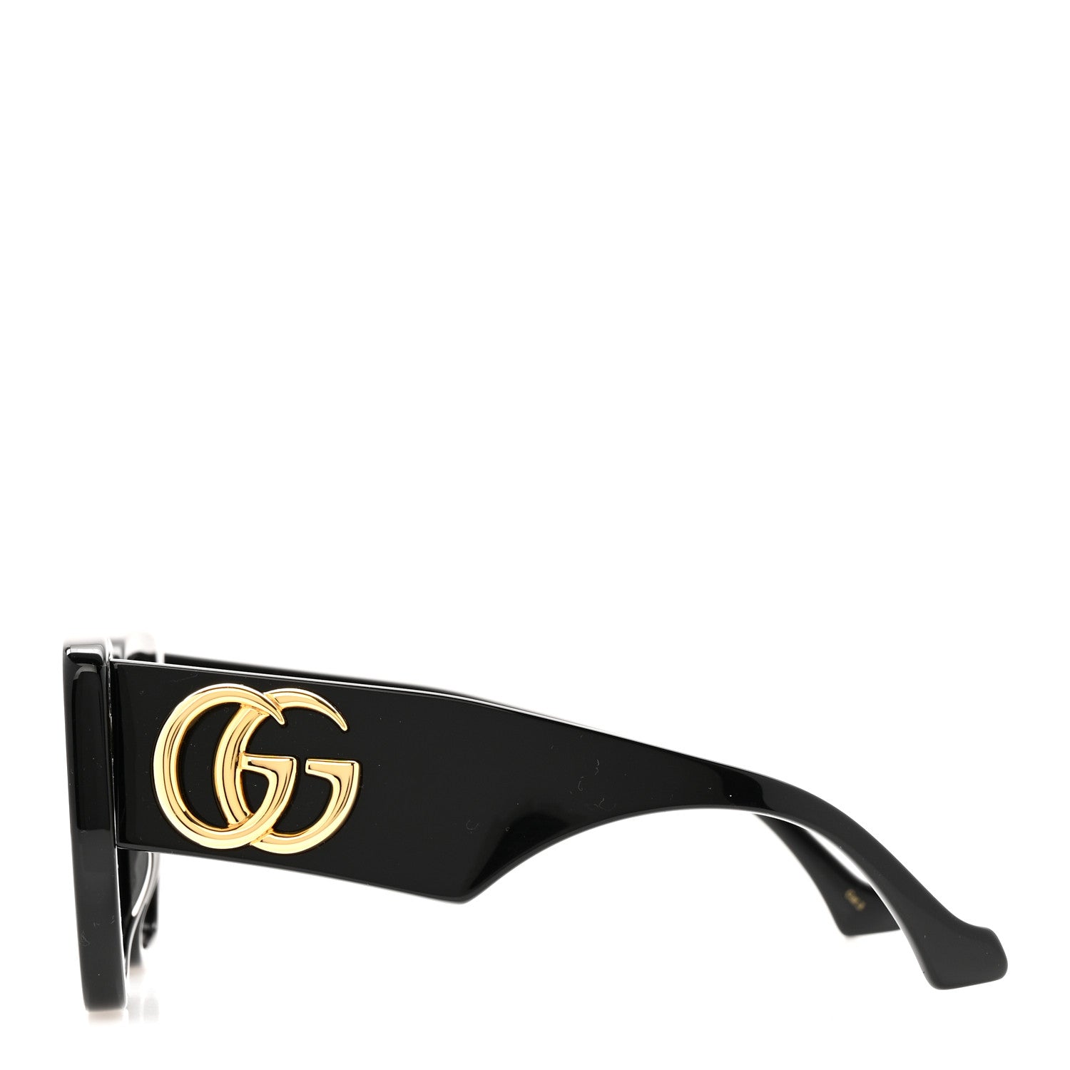 Acetate Square Frame Sunglasses GG0956S Black