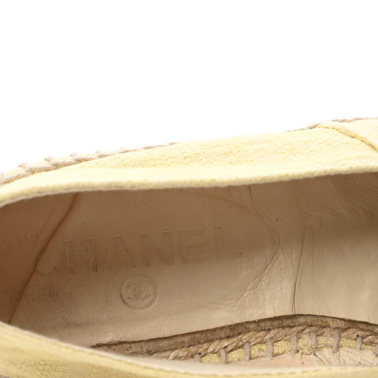 Tweed CC Espadrilles 39 Yellow