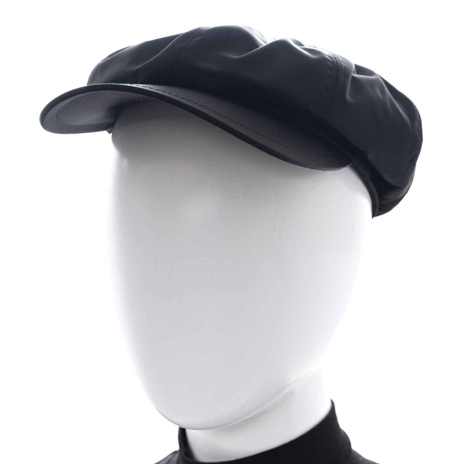 Re-Nylon Newsboy Hat S Black