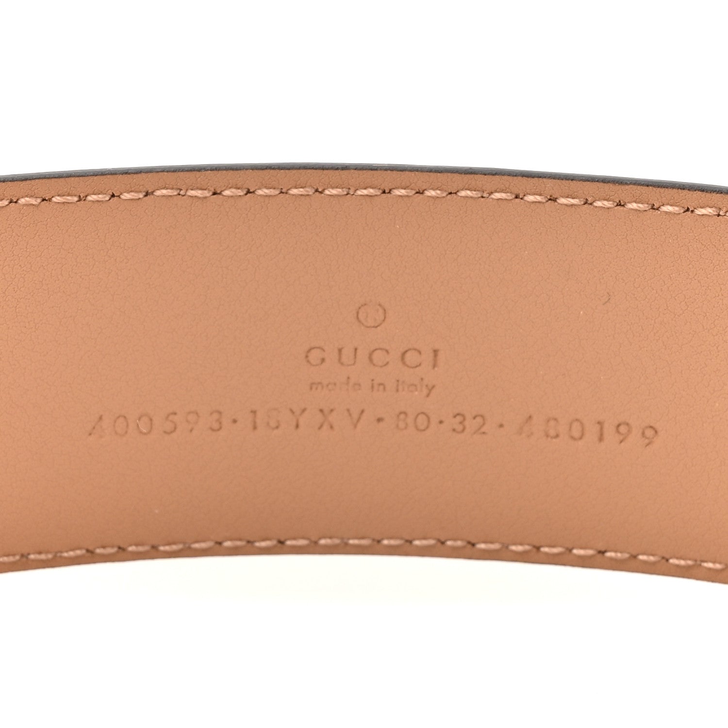 Azalea Calfskin Enamel Monochrome Double G 40mm Belt 80 32 Camelia