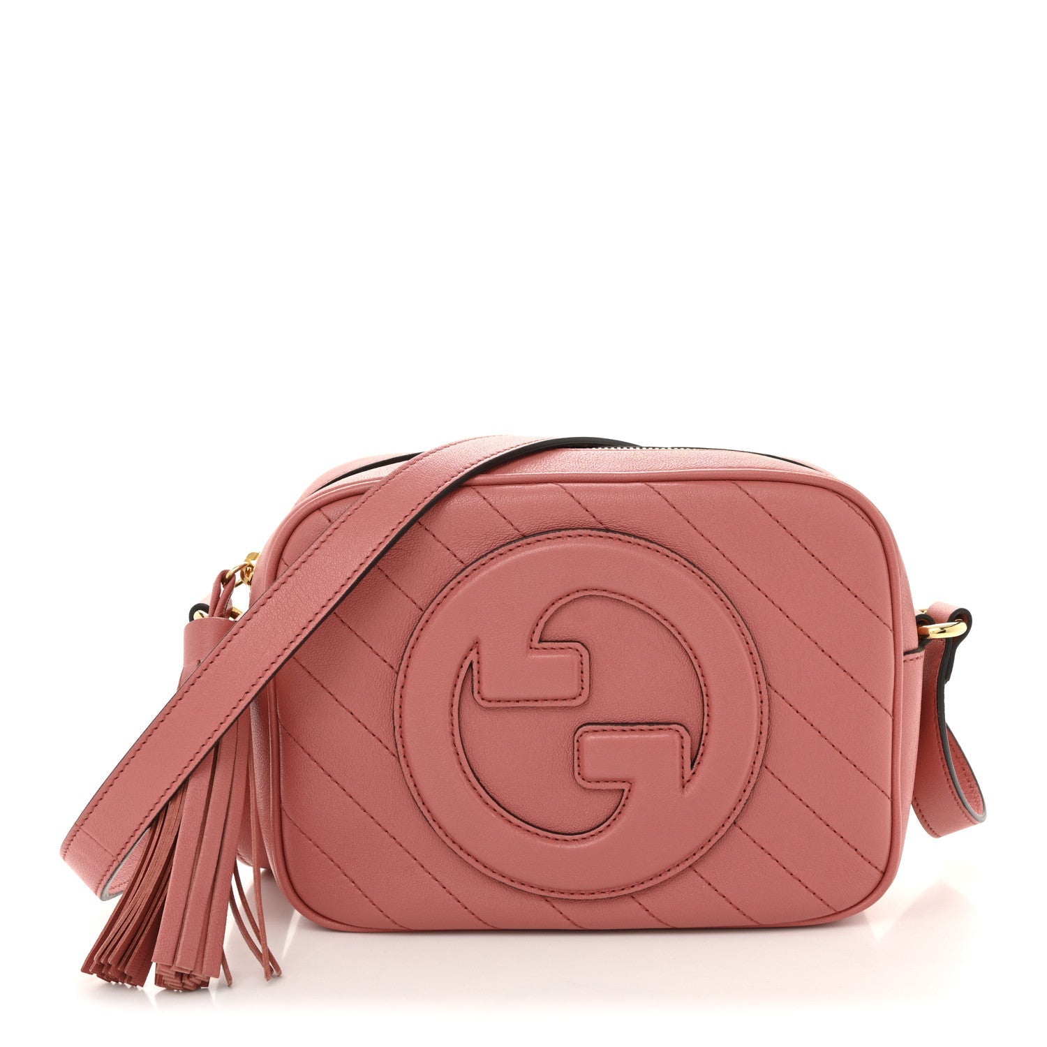 Sakai Be Green Calfskin Diagonal Stitched Small Blondie Shoulder Bag Gorgeus Grace