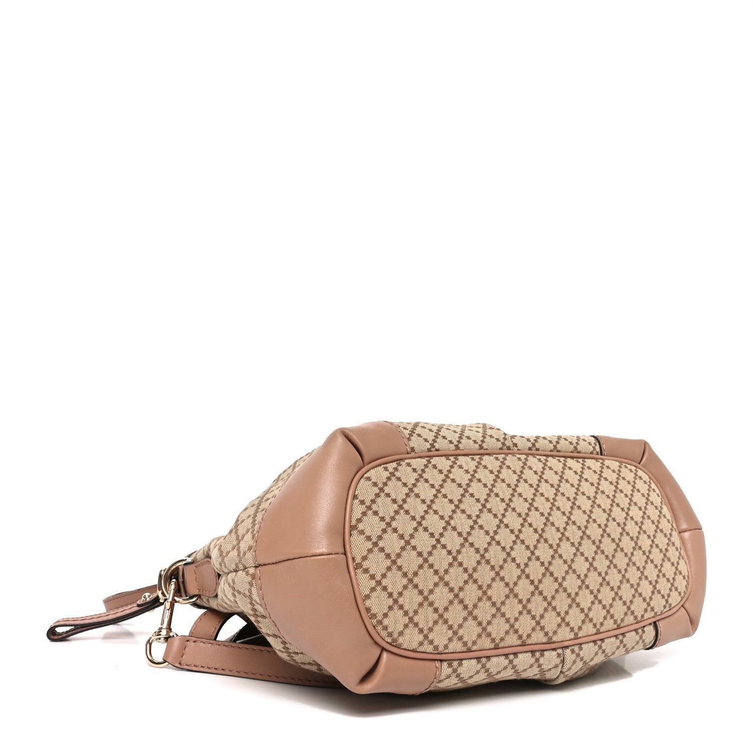 Diamante Medium Sukey Top Handle Bag Beige Pink