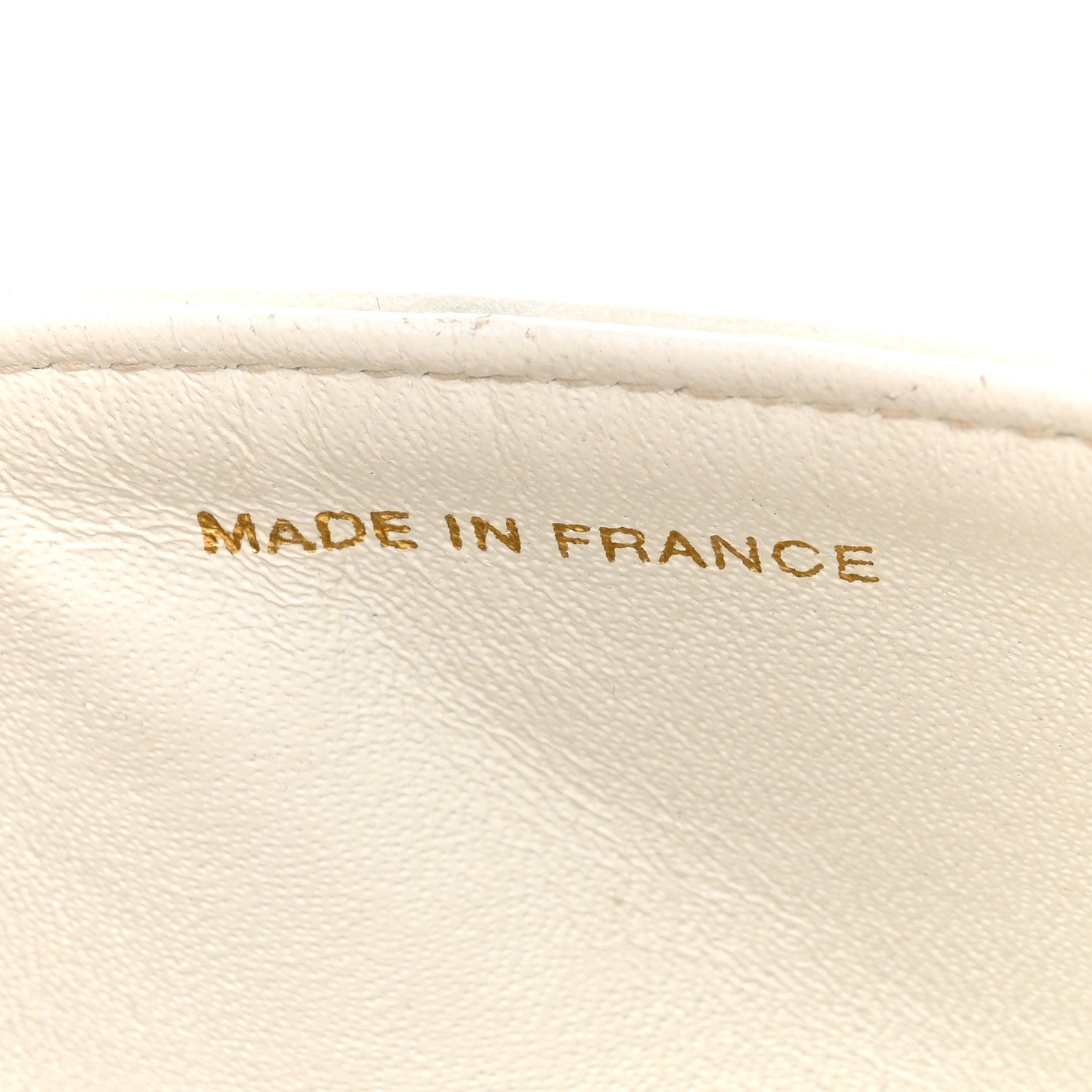 Caviar Quilted Medium Double Flap White