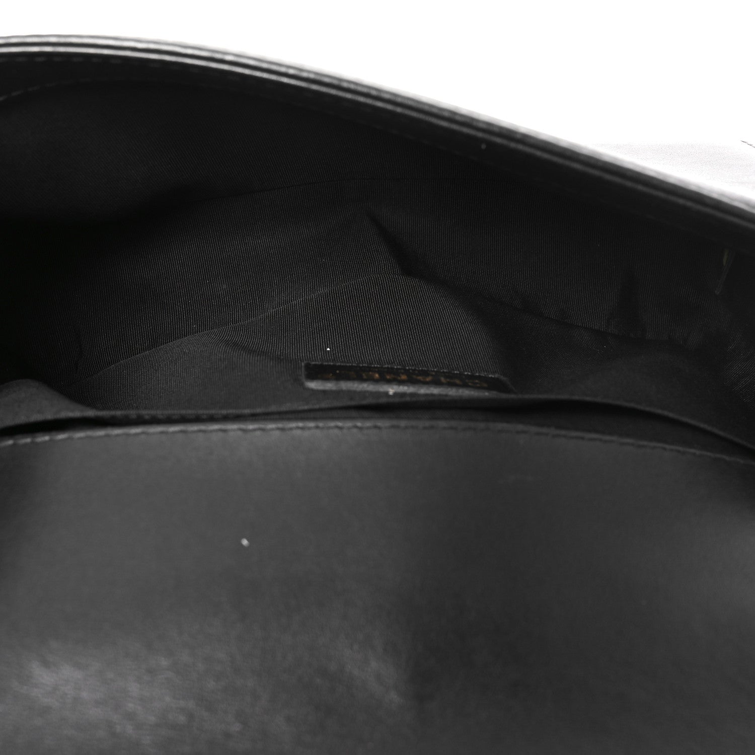 Calfskin Quilted Medium Boy Top Handle Flap Black