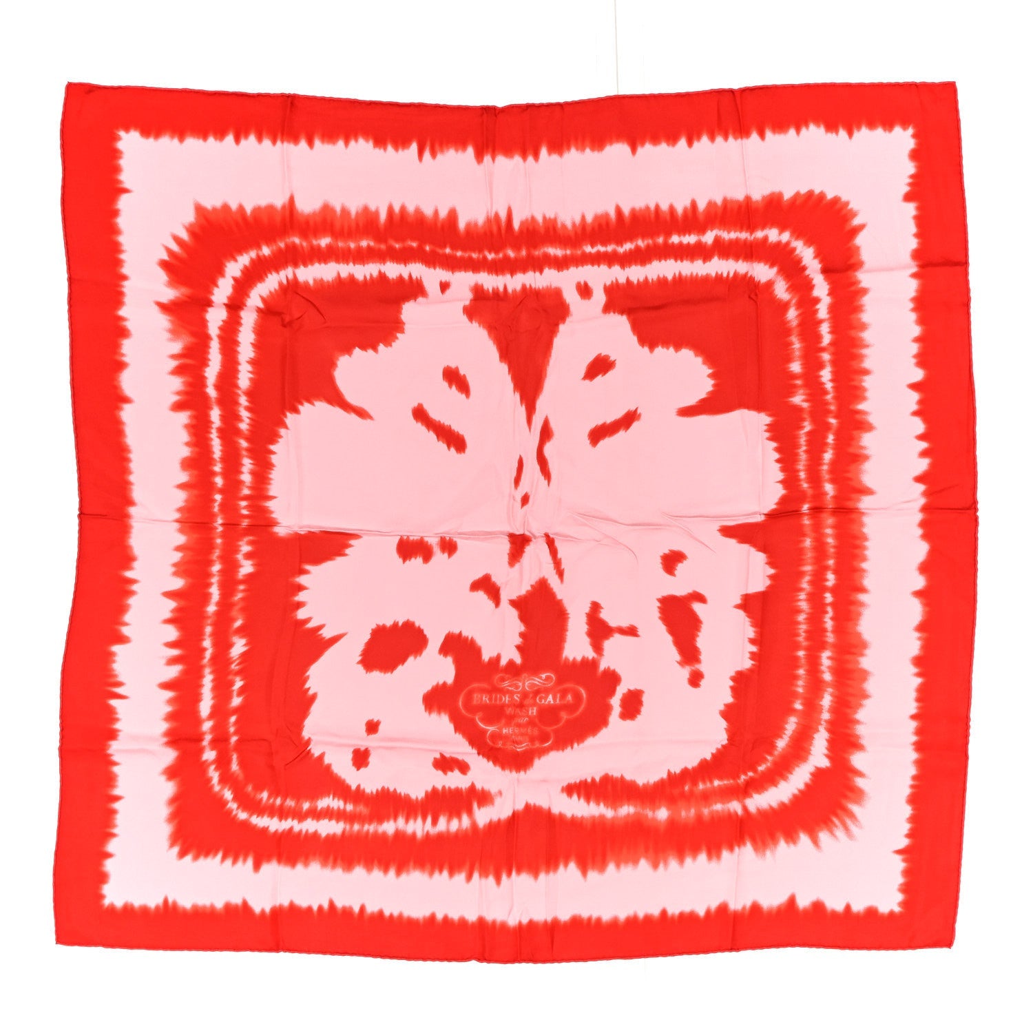 Silk Wash Brides De Gala Wash Scarf 90 Rouge Rose Pale