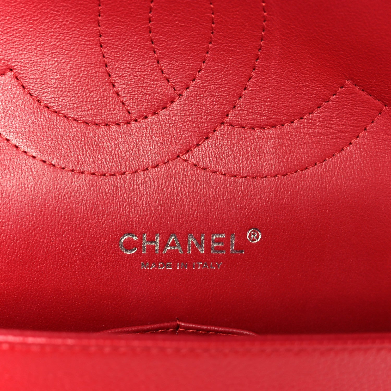 Caviar Quilted Jumbo Double Flap Red