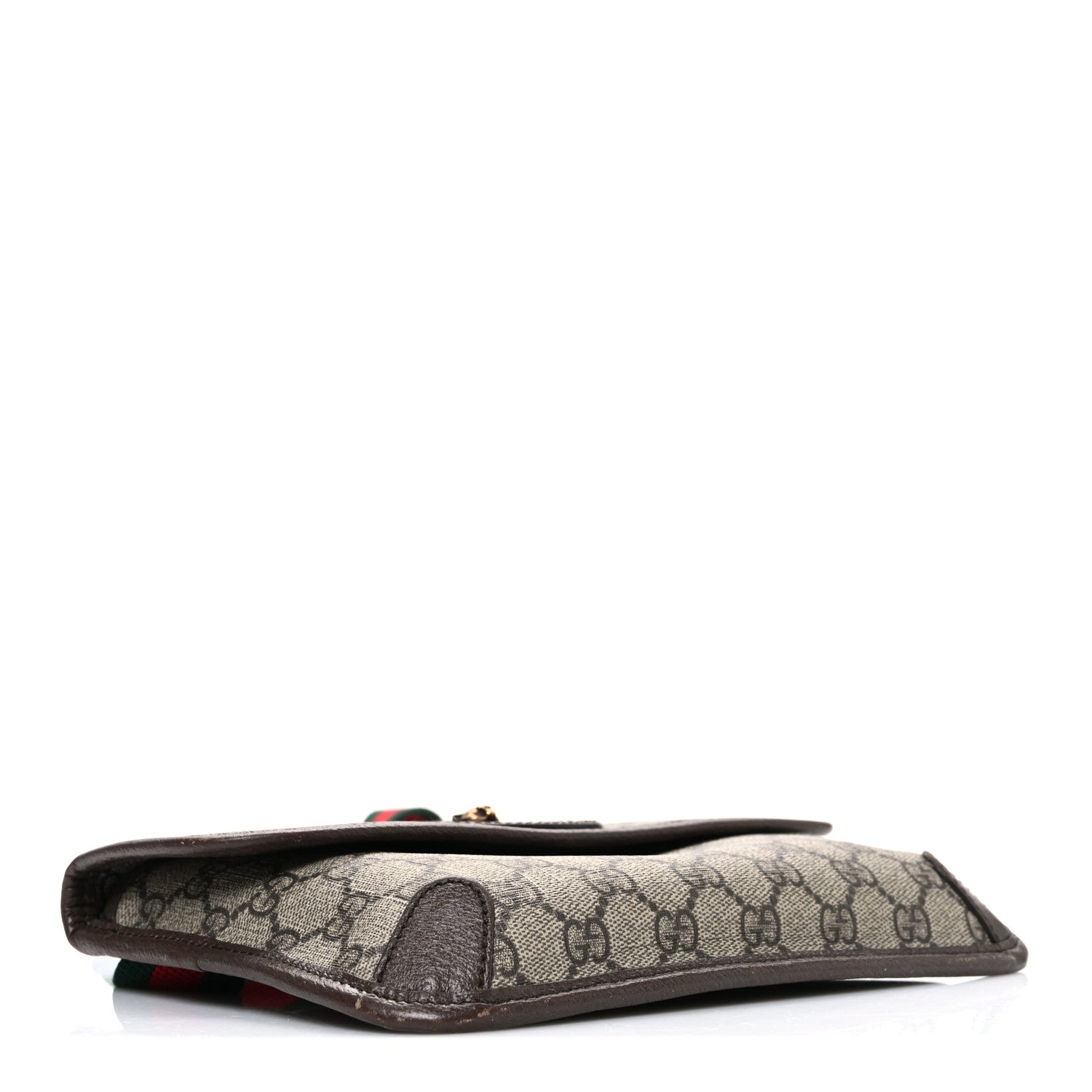 GG Supreme Monogram Neo Vintage Web Belt Bag Brown