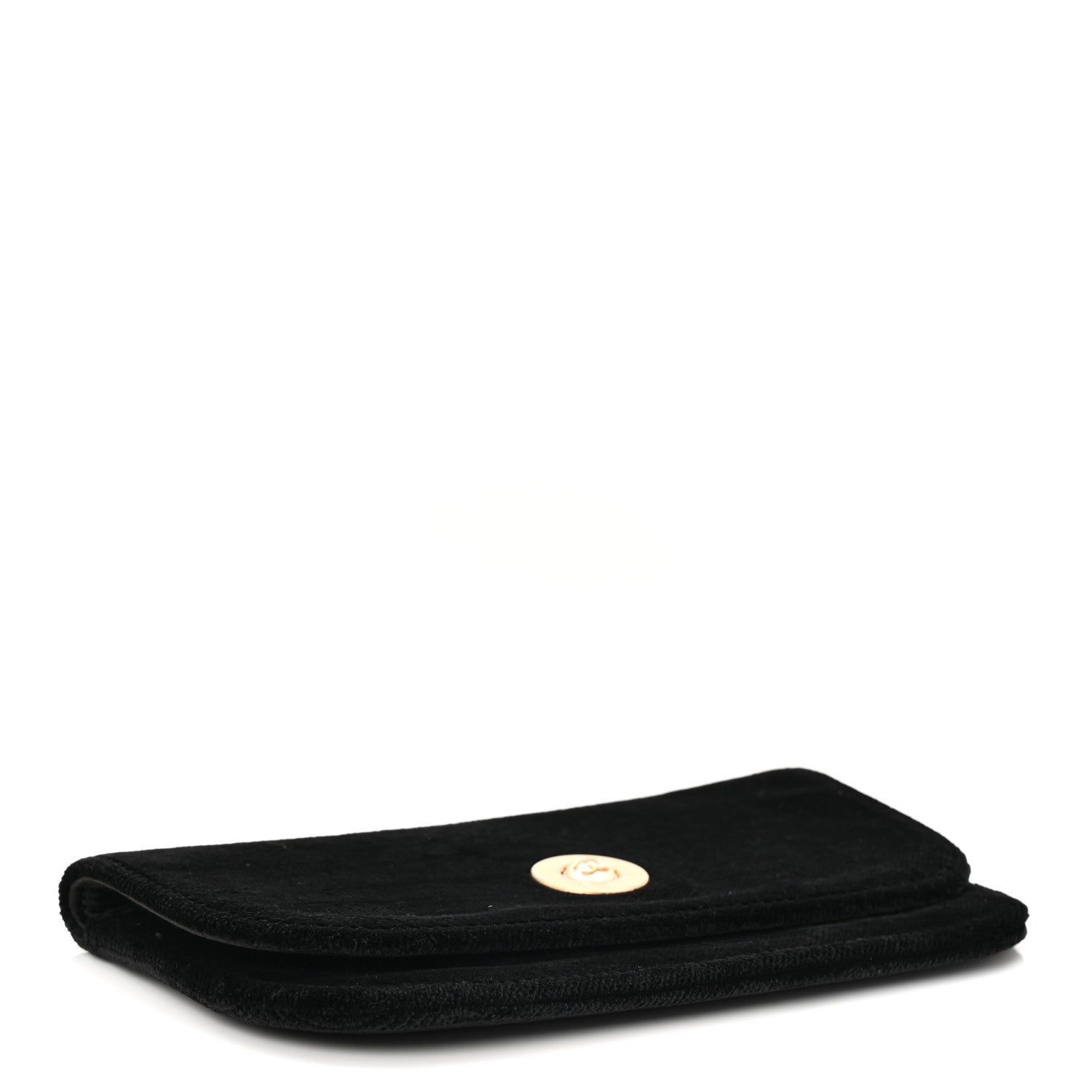 Velvet Flap Pouch Black