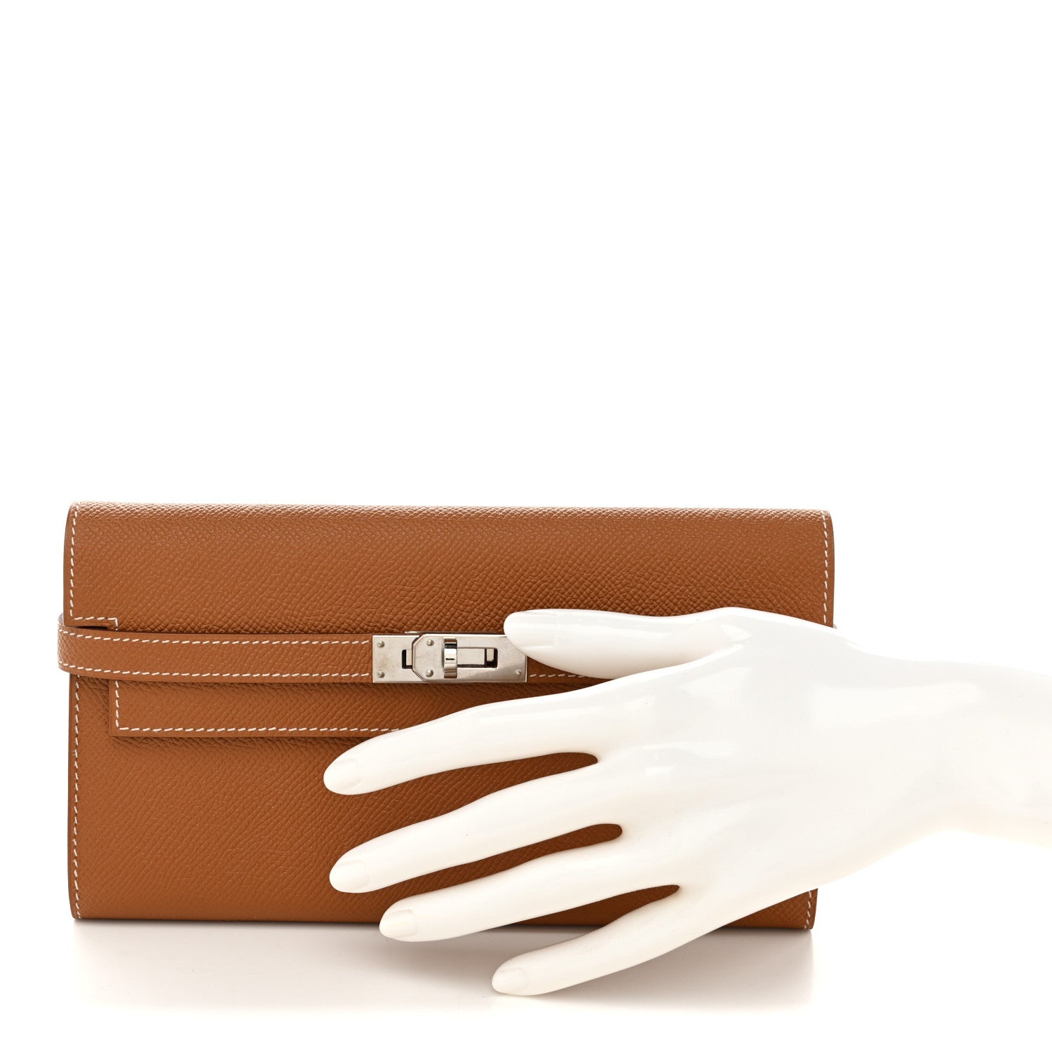 Epsom Kelly Longue Wallet Gold