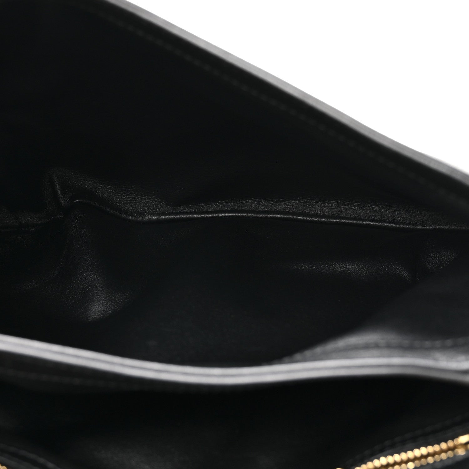 Roxy Calfskin Web Medium Blondie Shoulder Flap Bag Black