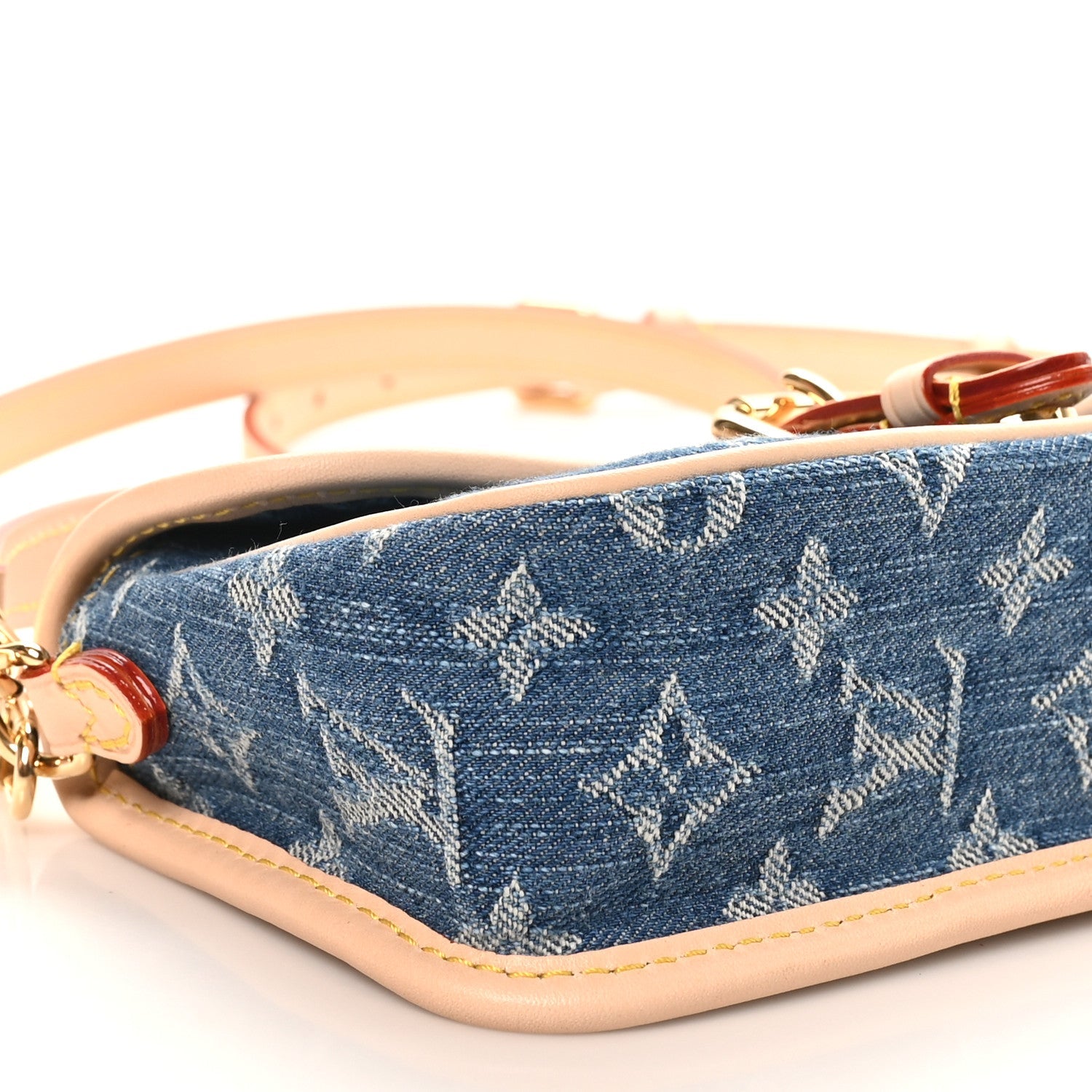 Monogram Denim Nano Diane Blue