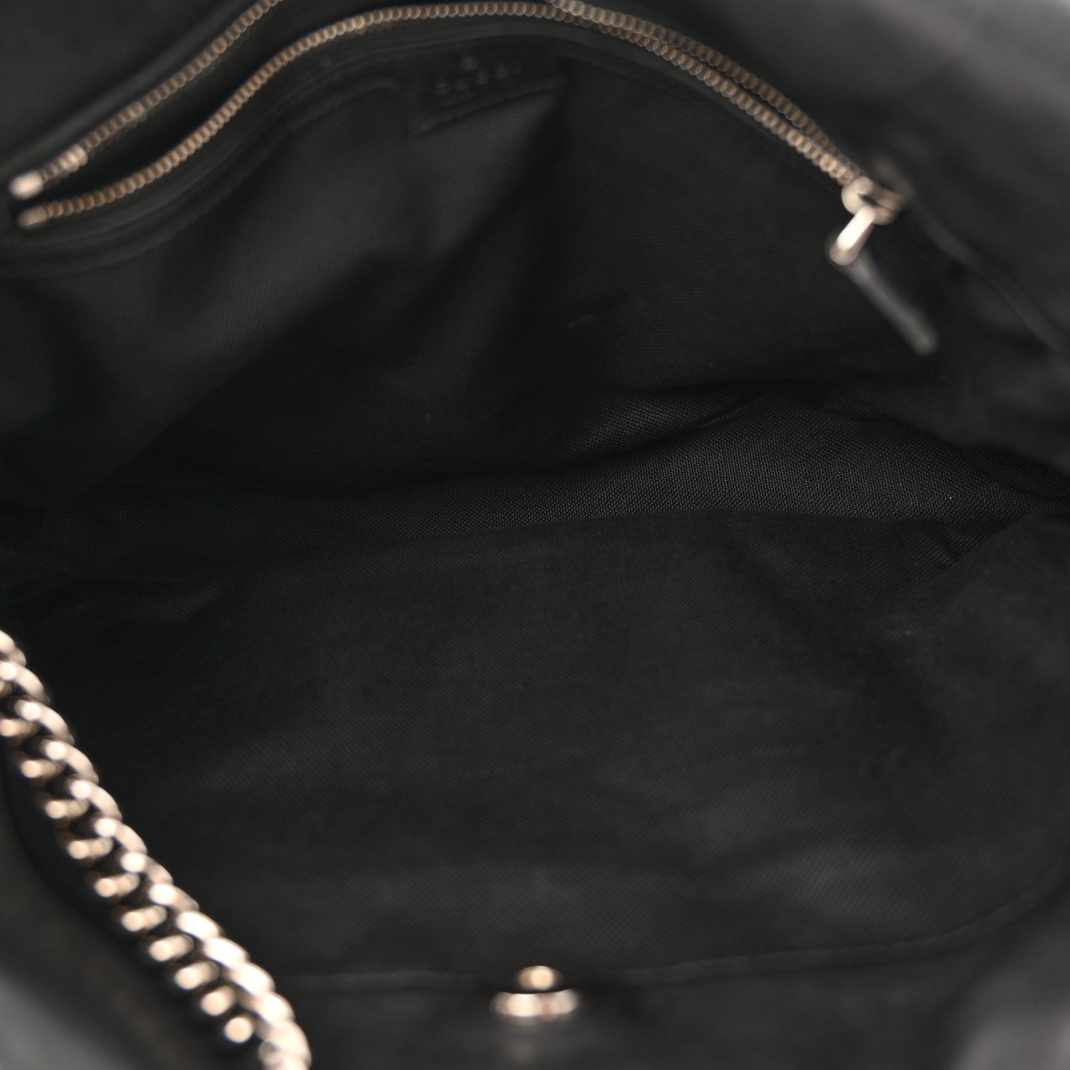 Sakai Be Green Calfskin Diagonal Stitched Medium Blondie Tote  Black