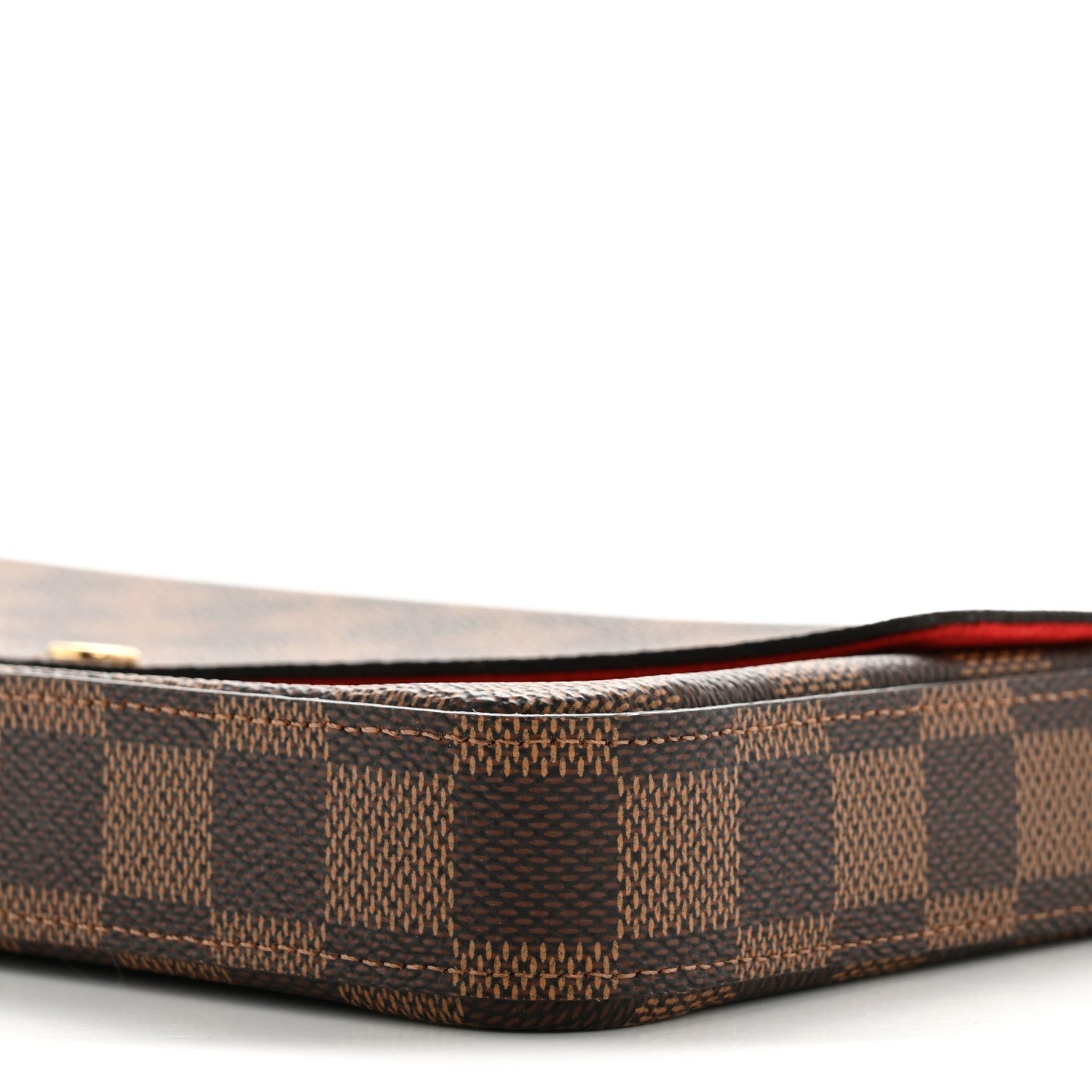 Damier Ebene Pochette Felicie Chain Wallet
