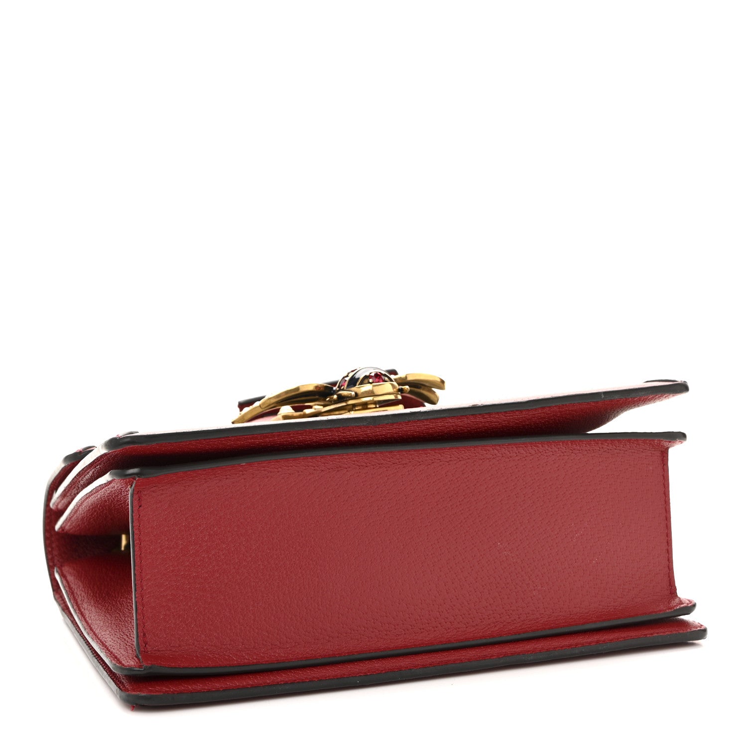 GG Supreme Monogram Small Queen Margaret Top Handle Bag Red