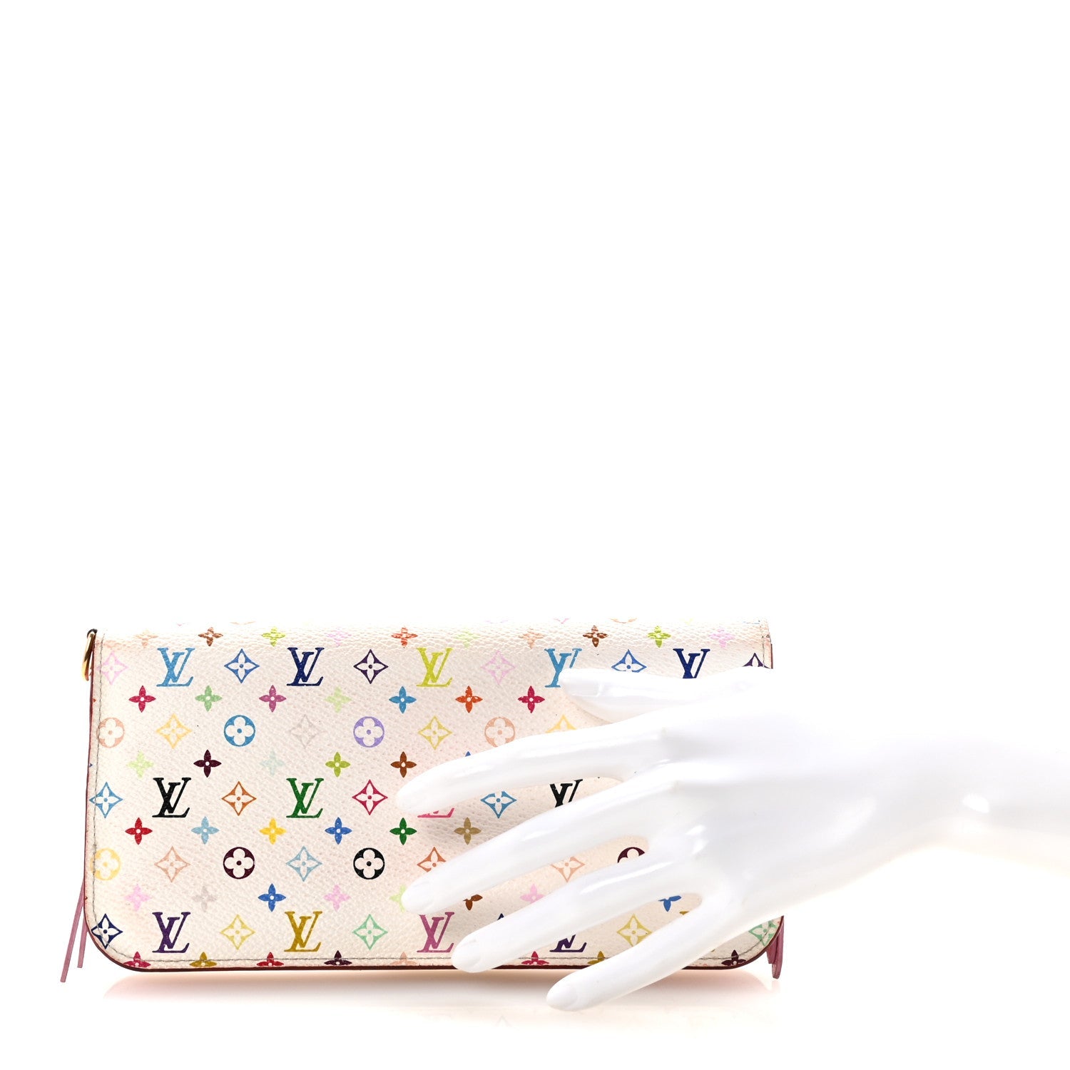 Monogram Multicolor Insolite Wallet White Litchi