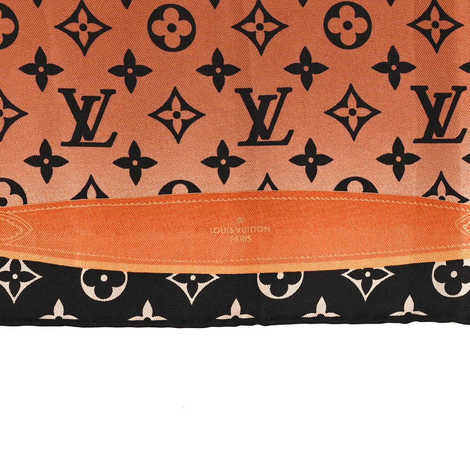 Silk Monogram Rising Confidential Square Scarf 70 Beige Multicolor