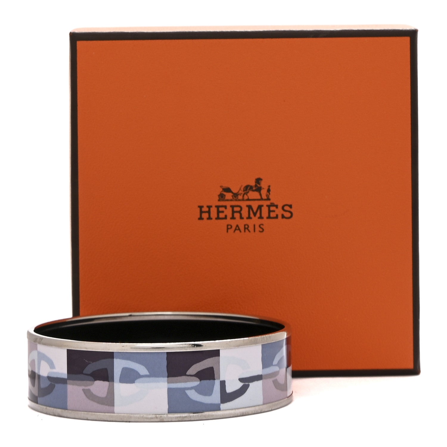 Enamel Printed Optique Chaine D'Ancre Wide Bracelet 65