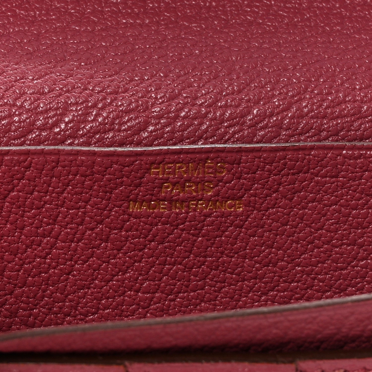 Chèvre Mysore Bearn Gusset Wallet Bois de Rose