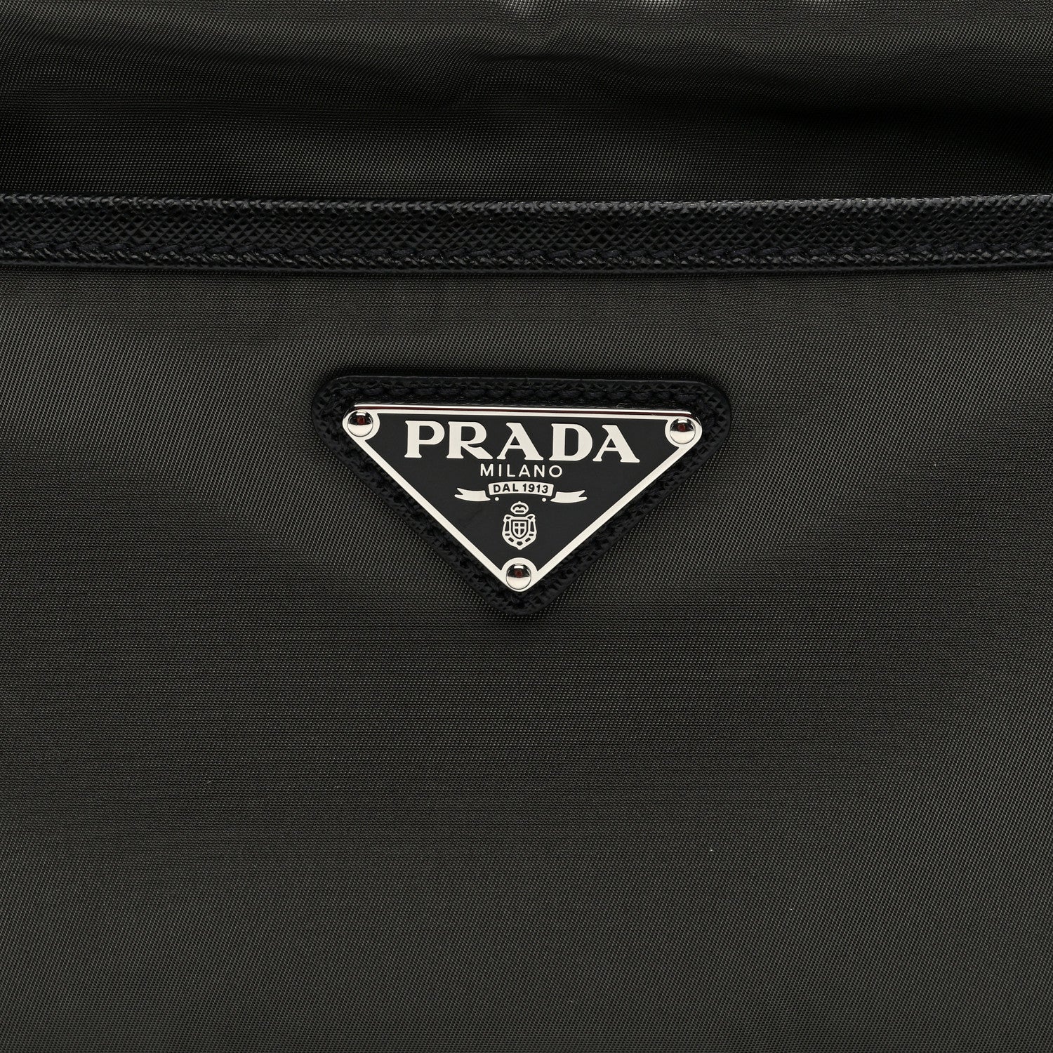 Re-Nylon Saffiano Shoulder Bag Forest Green