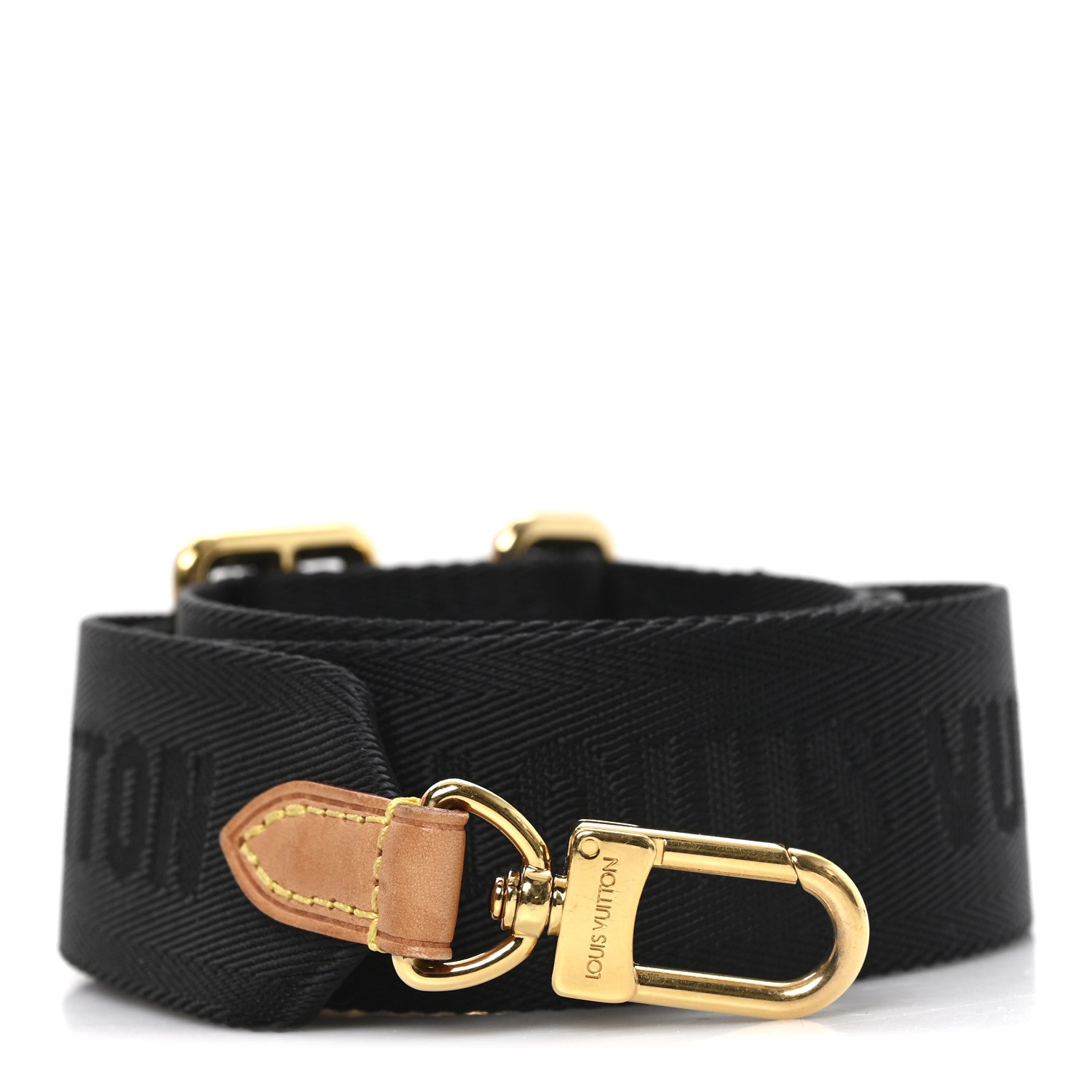 Monogram Multi Pochette Accessories Bandouliere Shoulder Strap Black