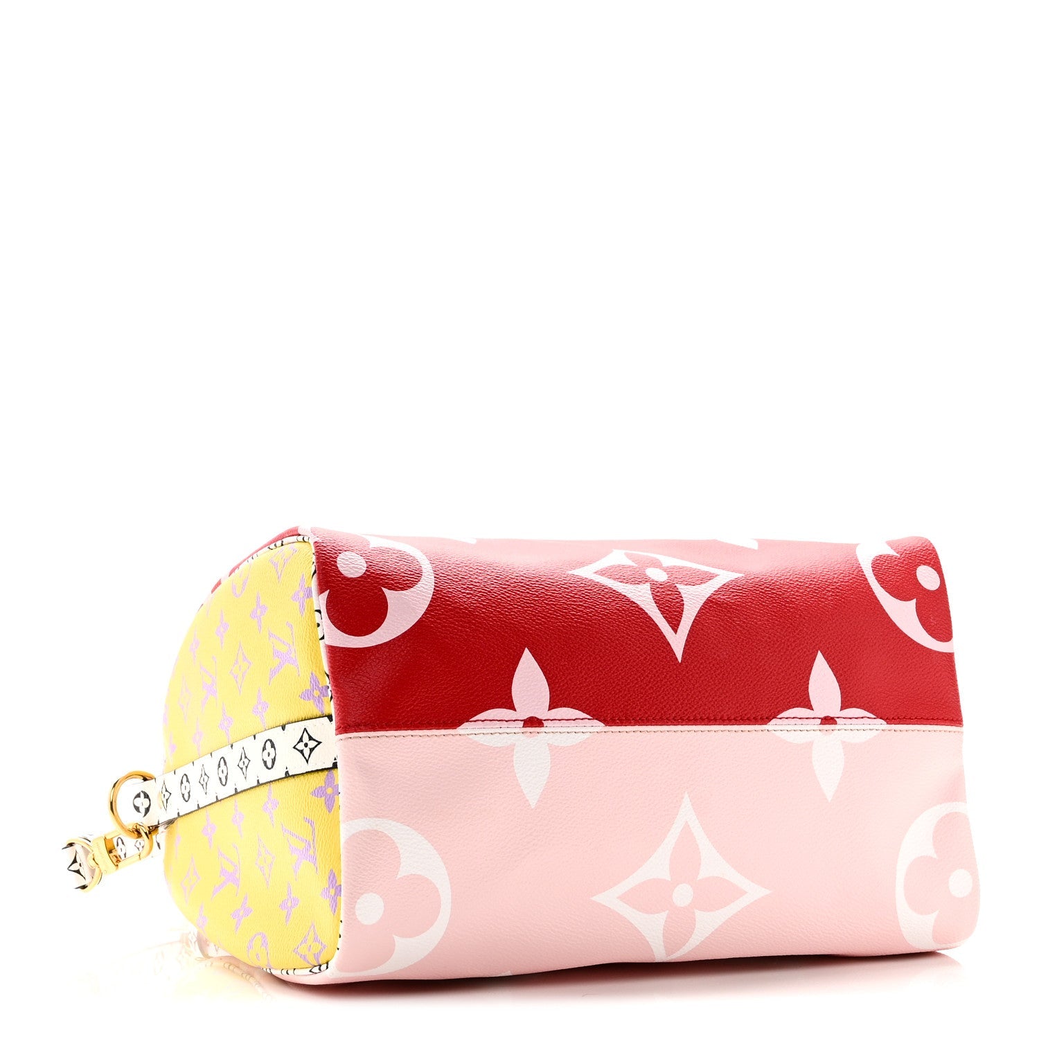 Monogram Giant Speedy Bandouliere 30 Rouge