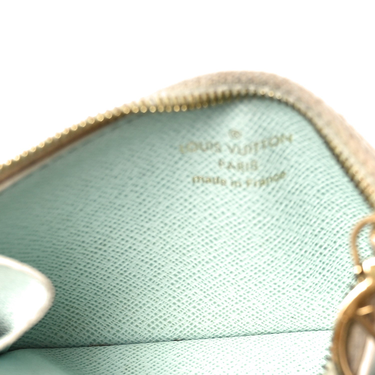 Damierlicious Zipped Romy Card Holder Pistachio Green