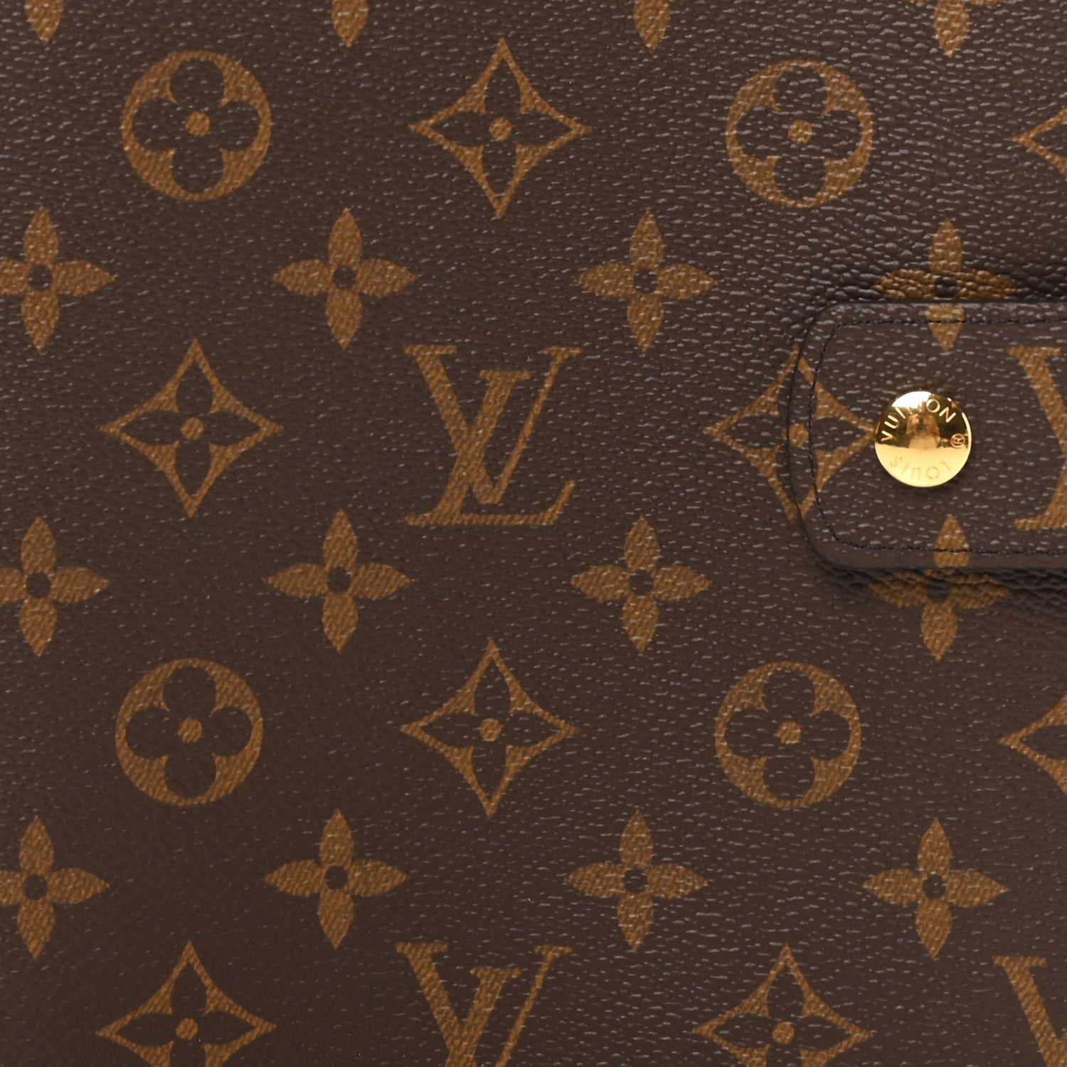 Monogram Large Ring Agenda Cover