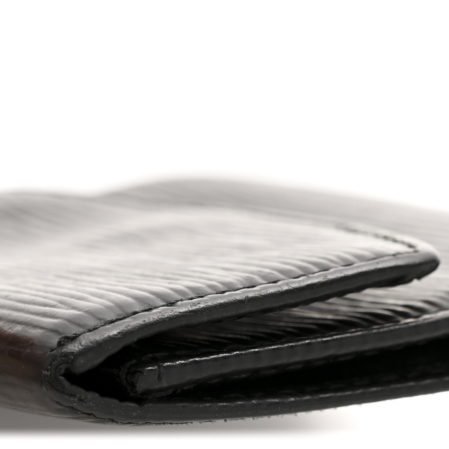 Epi Porte-Monnaie Simple Coin Purse Black