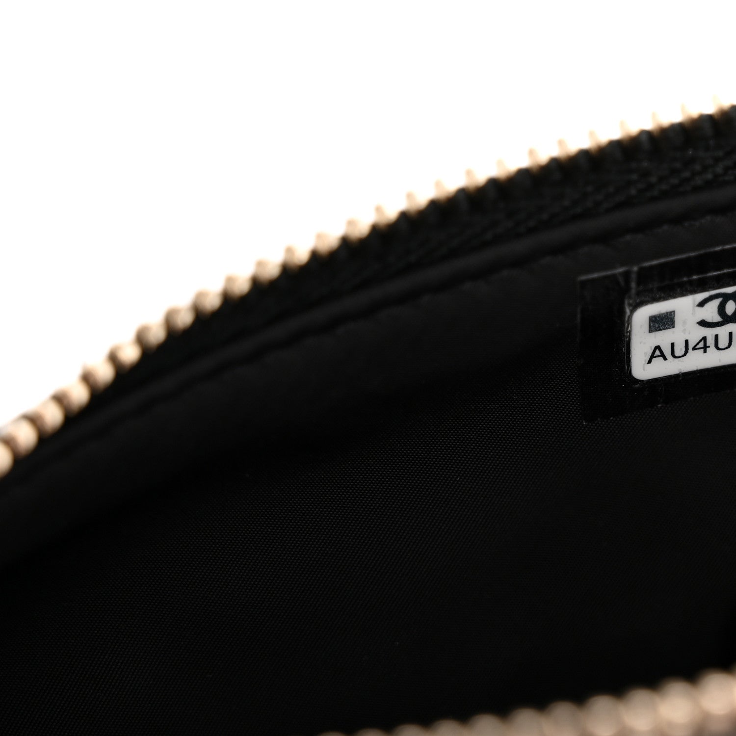 Velvet Effect Nylon Shiny Crumpled Calfskin Mini Quilted Chanel 25 Clutch With Chain Black