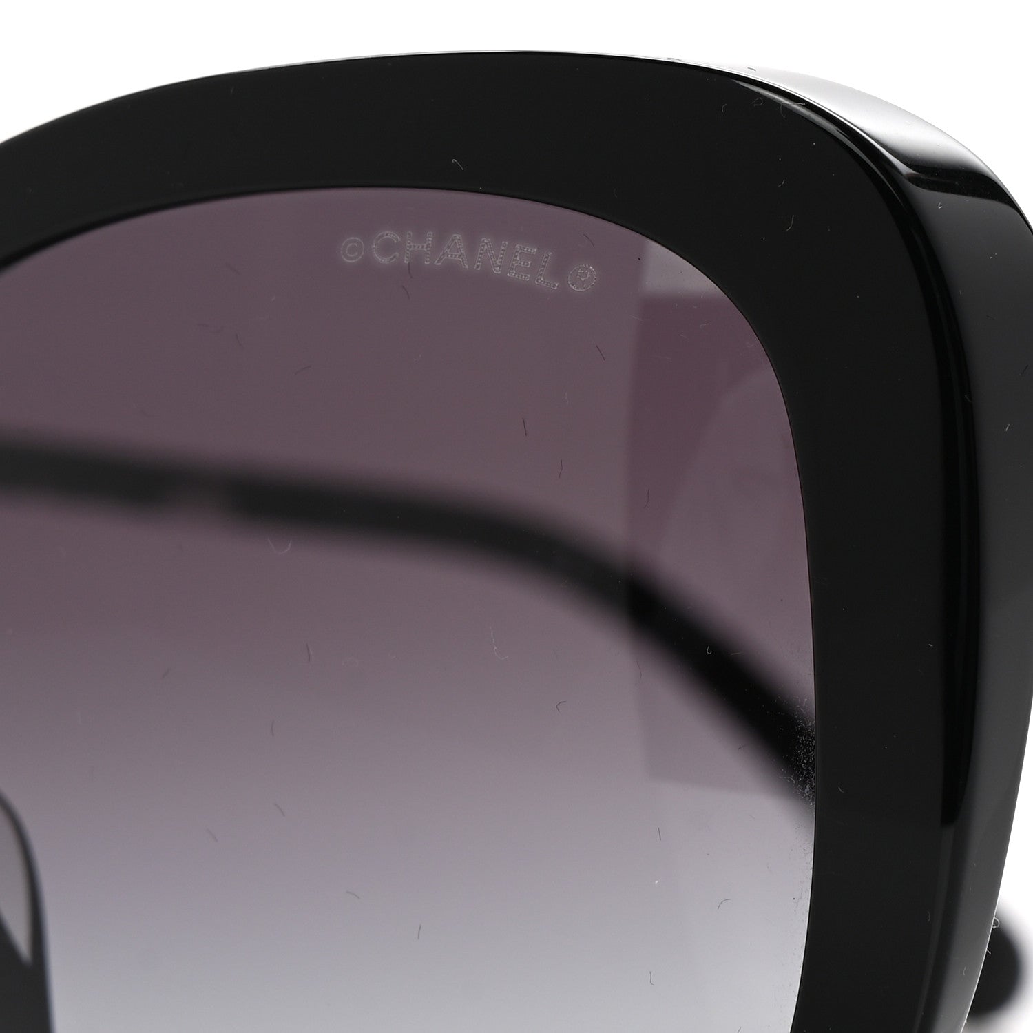 Acetate Polarized Butterfly Winter Pearl Sunglasses 5339-H-A Black