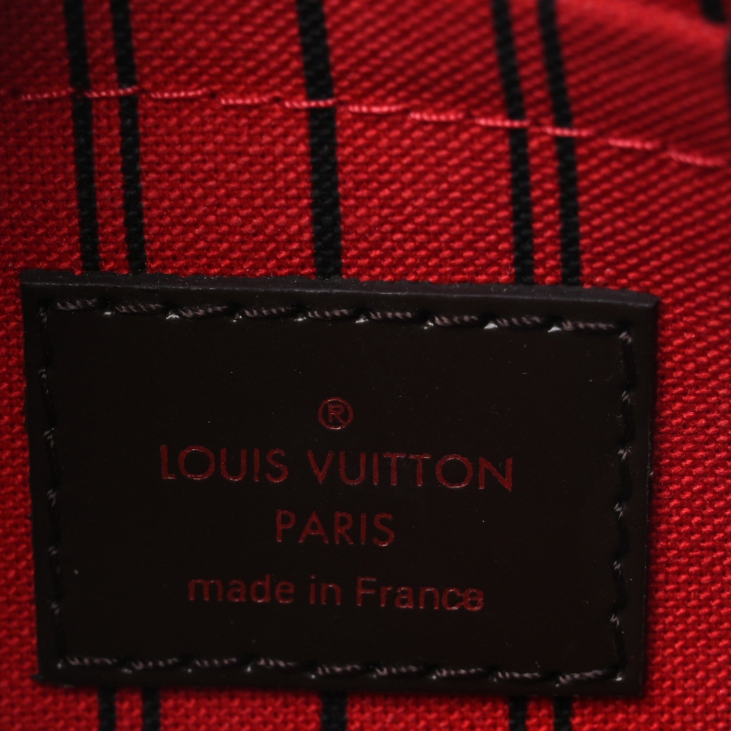 Damier Ebene Neverfull PM Pochette