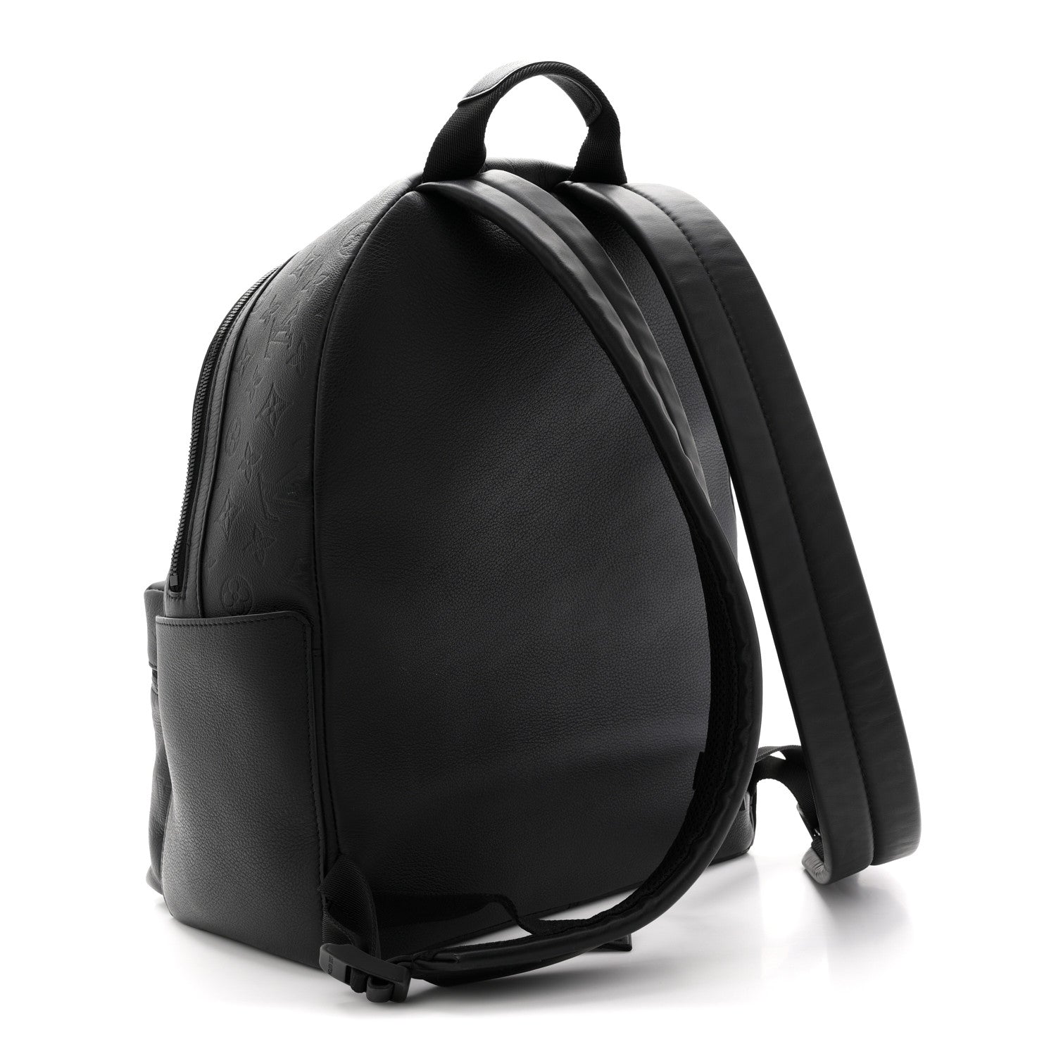 Calfskin Monogram Shadow Discovery Backpack  Black